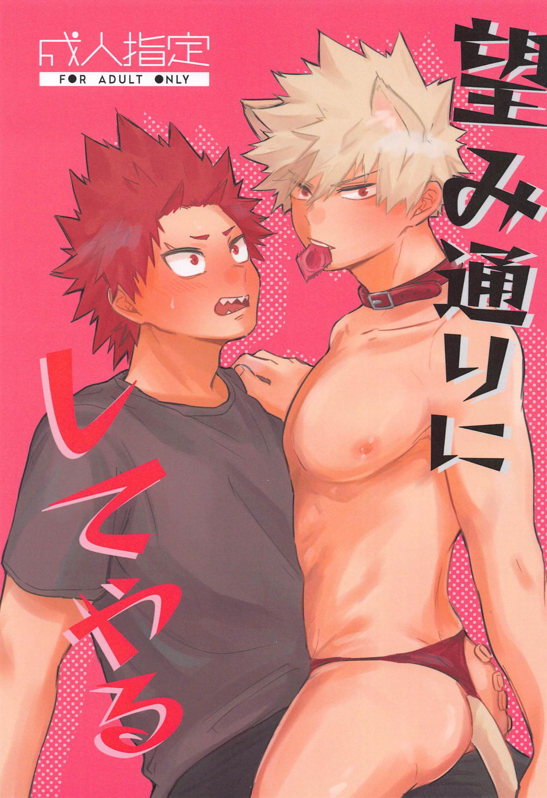 BL manga "望み通りにしてやる【僕のヒーローアカデミア/切爆】" cover image