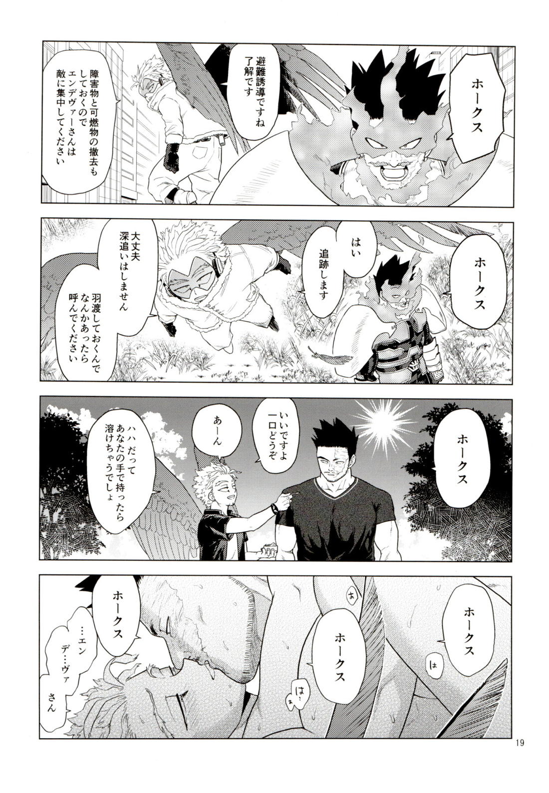 Enholog ♯01【僕のヒーローアカデミア/エンデヴァー×ホークス】 page 18