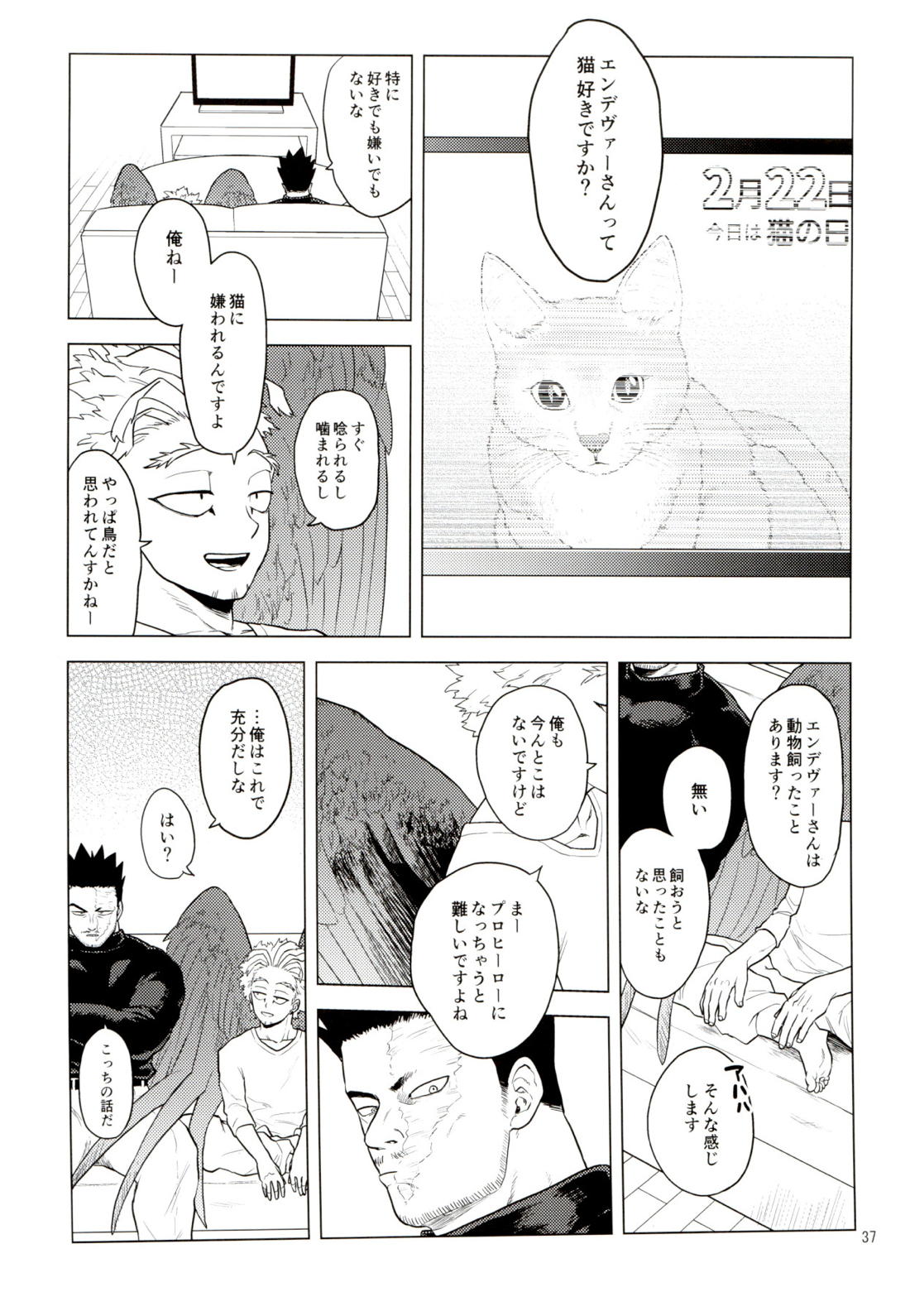 Enholog ♯01【僕のヒーローアカデミア/エンデヴァー×ホークス】 page 36