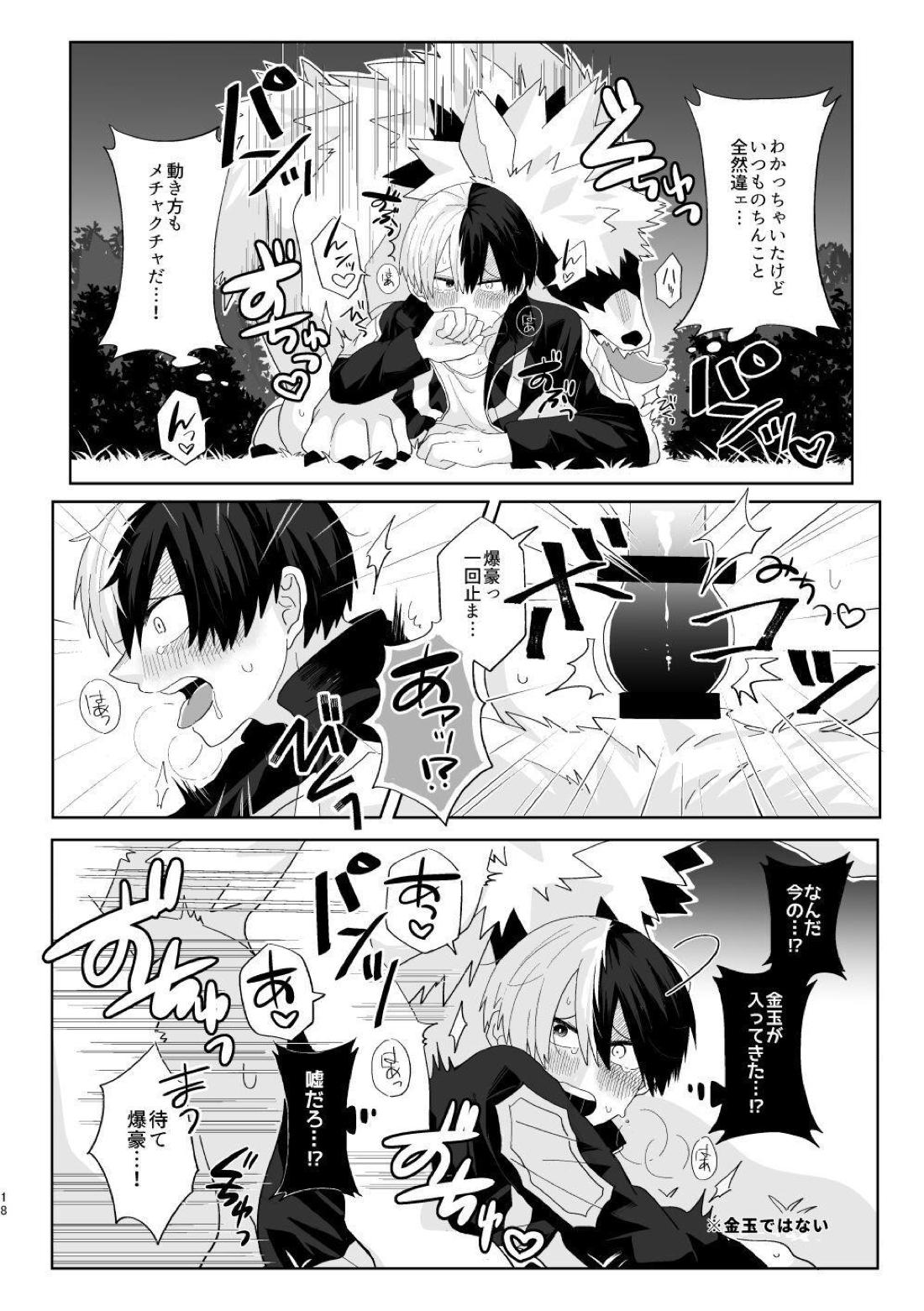 俺の彼氏が獣になった件【僕のヒーローアカデミア/爆轟】 page 17