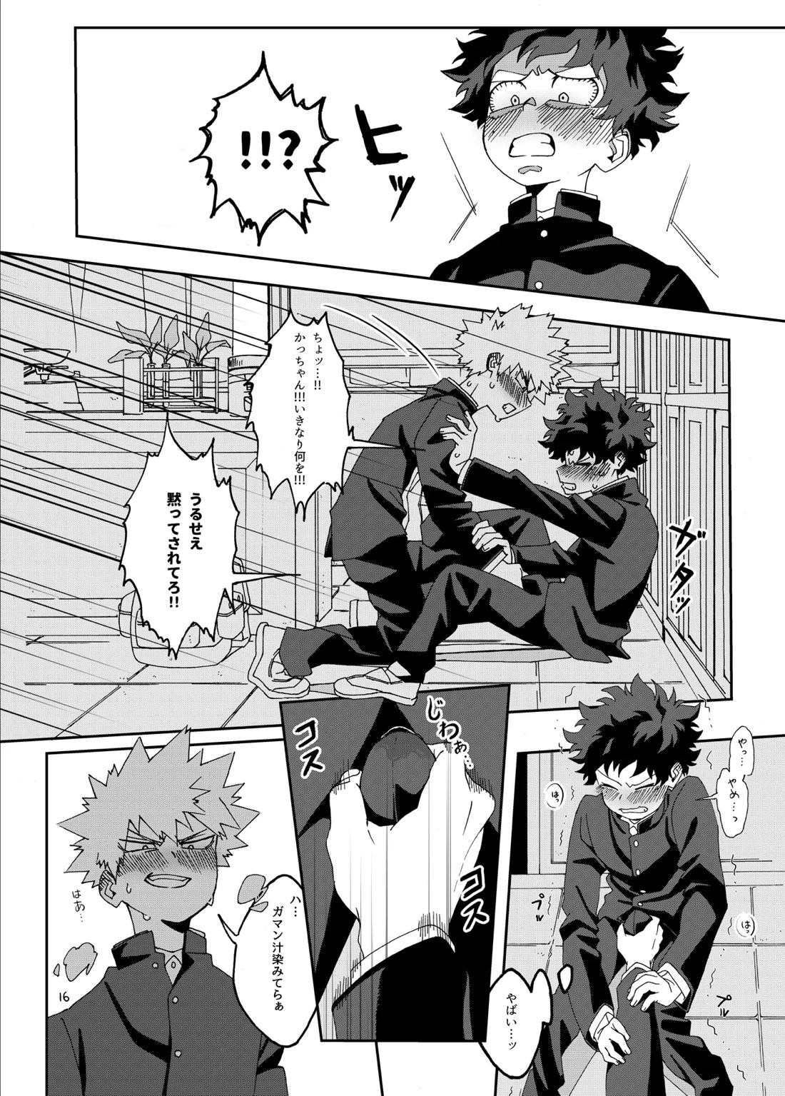 非合理的にも程がある【僕のヒーローアカデミア/勝デク】 page 17