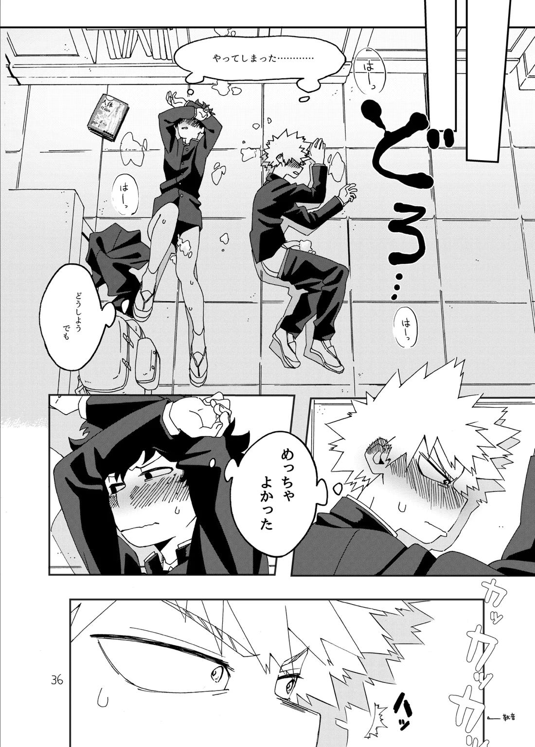 非合理的にも程がある【僕のヒーローアカデミア/勝デク】 page 37