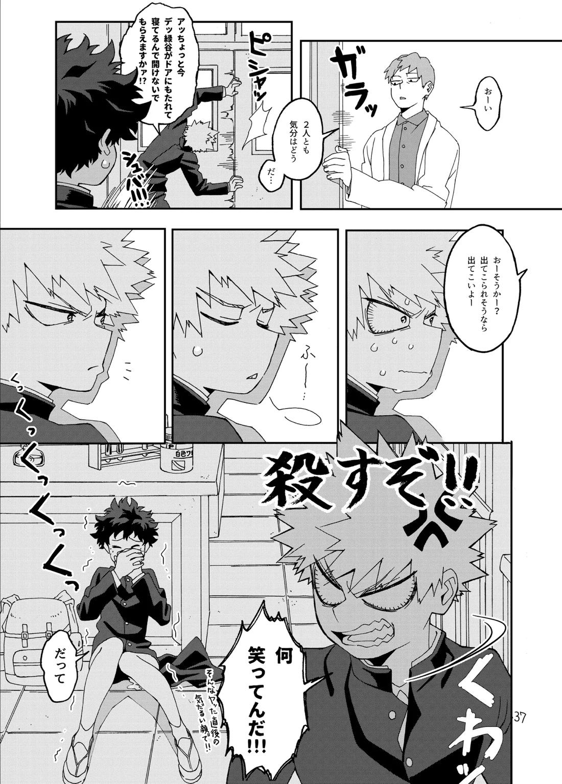 非合理的にも程がある【僕のヒーローアカデミア/勝デク】 page 38