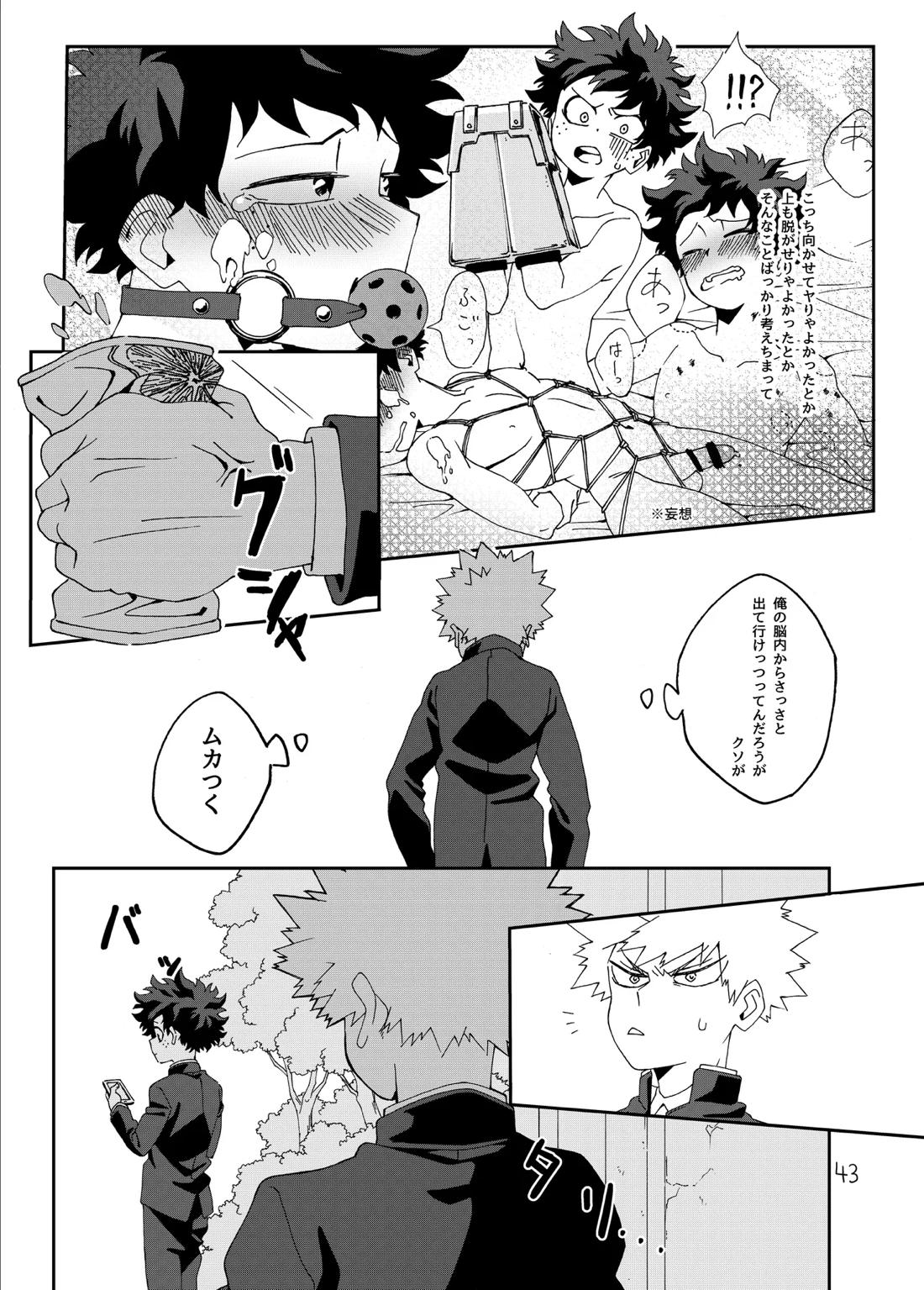 非合理的にも程がある【僕のヒーローアカデミア/勝デク】 page 44