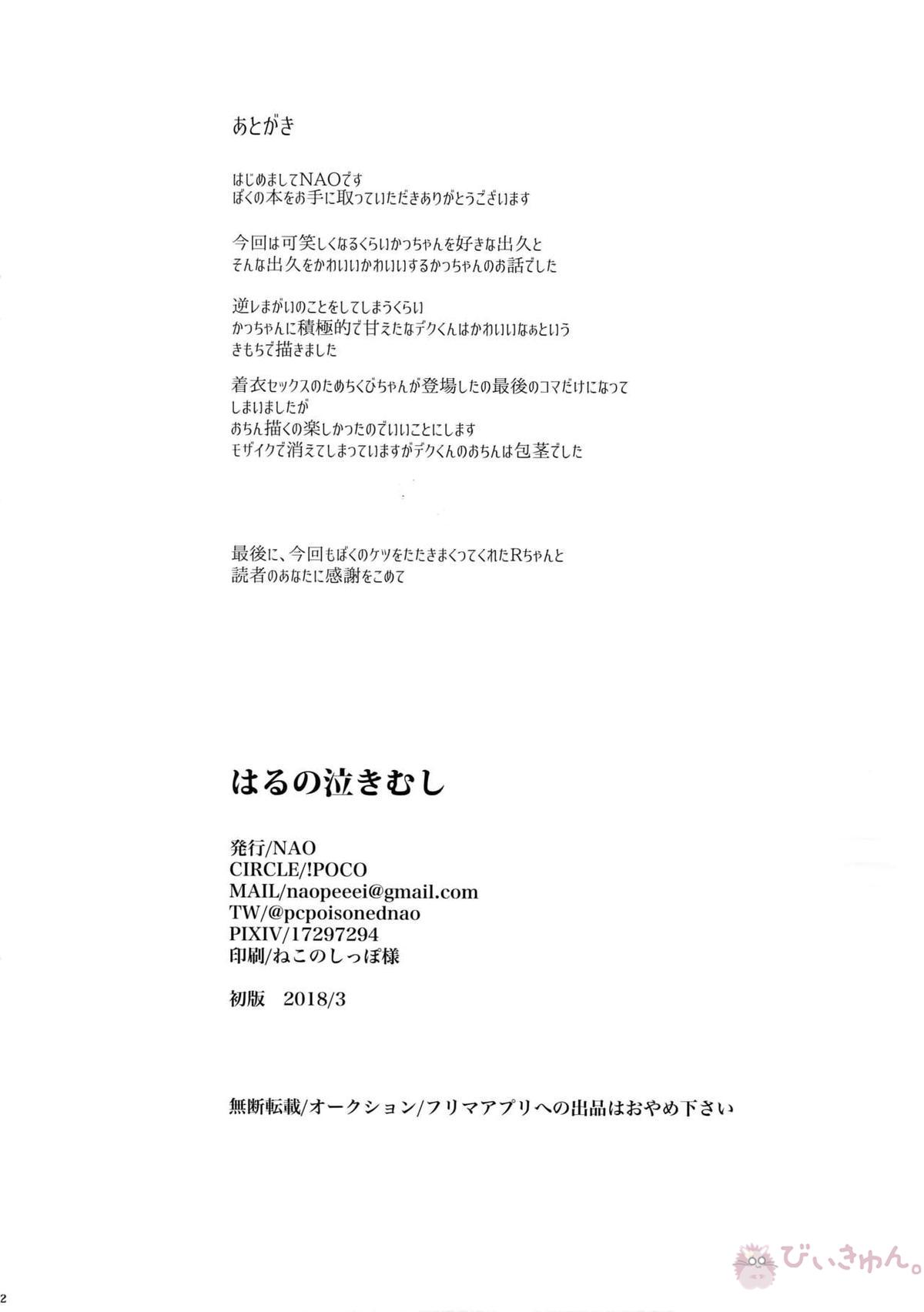 はるの泣きむし【僕のヒーローアカデミア/勝デク】 page 23