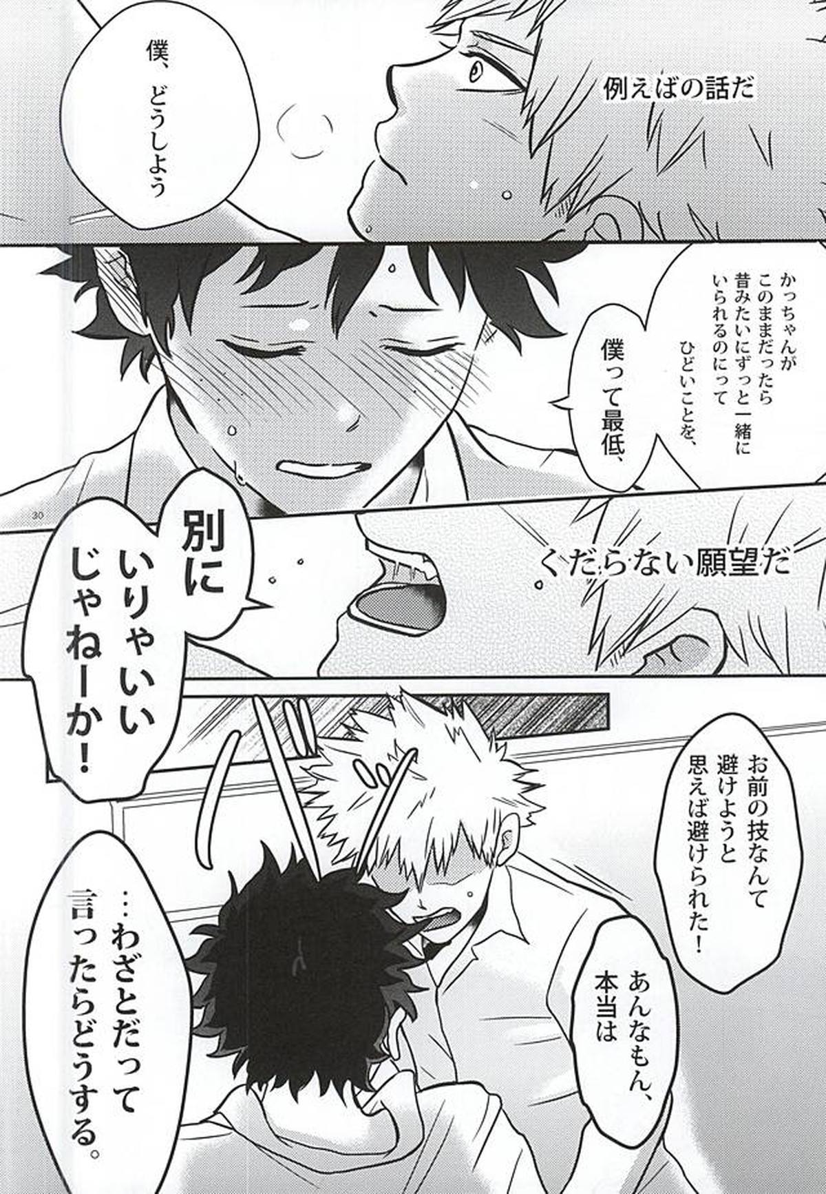 緑谷少年のすべて【僕のヒーローアカデミア/勝デク】 page 29