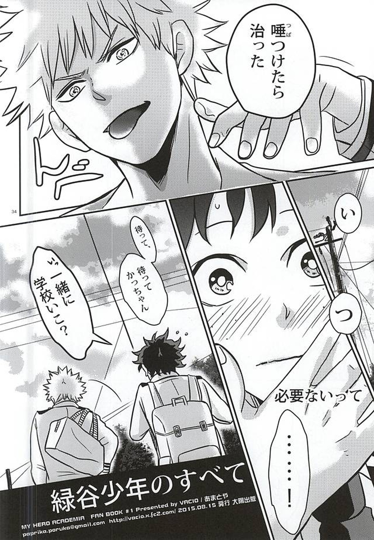 緑谷少年のすべて【僕のヒーローアカデミア/勝デク】 page 33