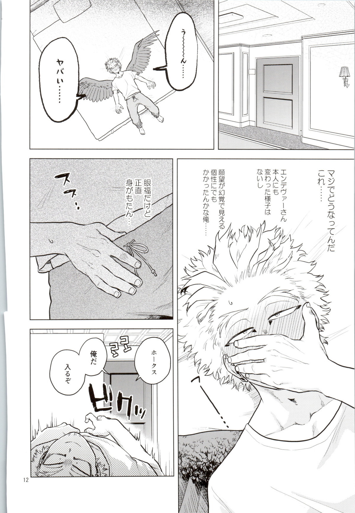 裸の王様【僕のヒーローアカデミア/エンデヴァー×ホークス】 page 11
