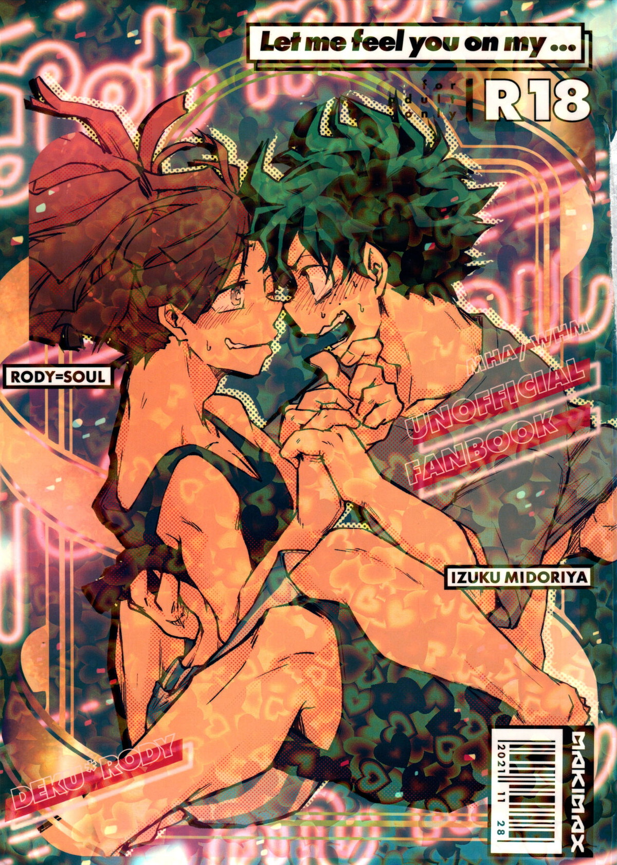 Recommended BL manga "Let me feel you on my【僕のヒーローアカデミア/デクロディ】" cover image