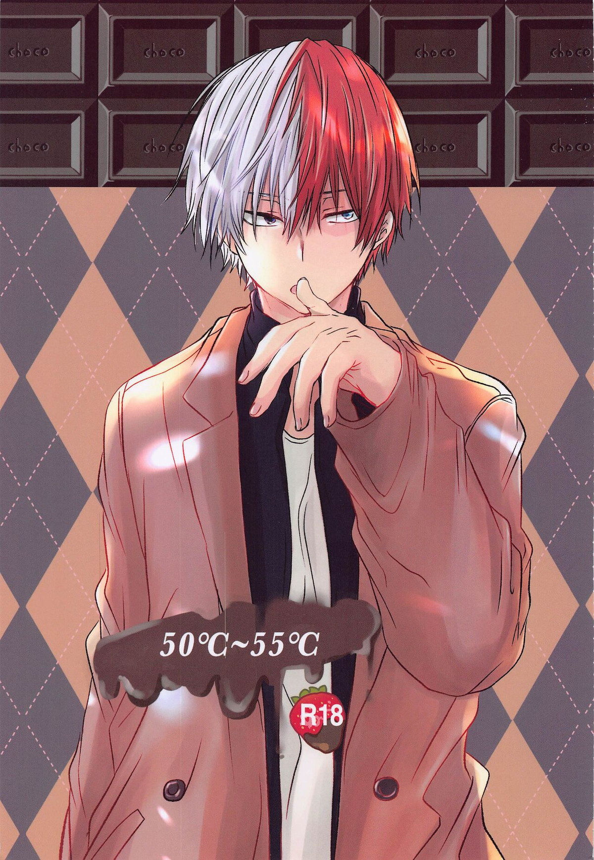 Recommended BL manga "50°C ~ 55°C【僕のヒーローアカデミア/爆轟】" cover image