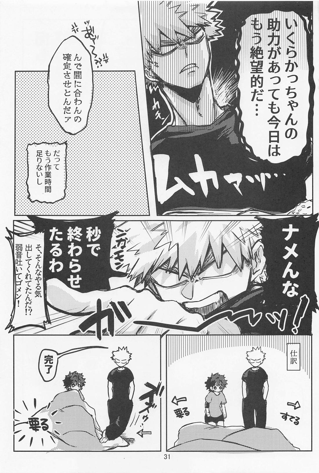 おいろなおしにゃまだはやい【僕のヒーローアカデミア/勝デク】 page 30