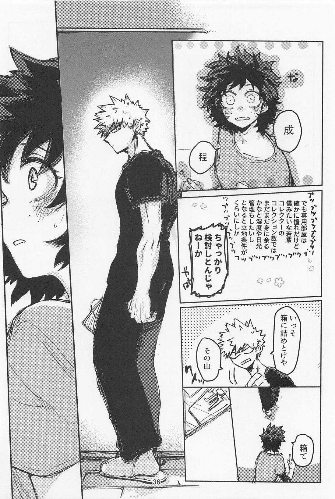 おいろなおしにゃまだはやい【僕のヒーローアカデミア/勝デク】 page 35