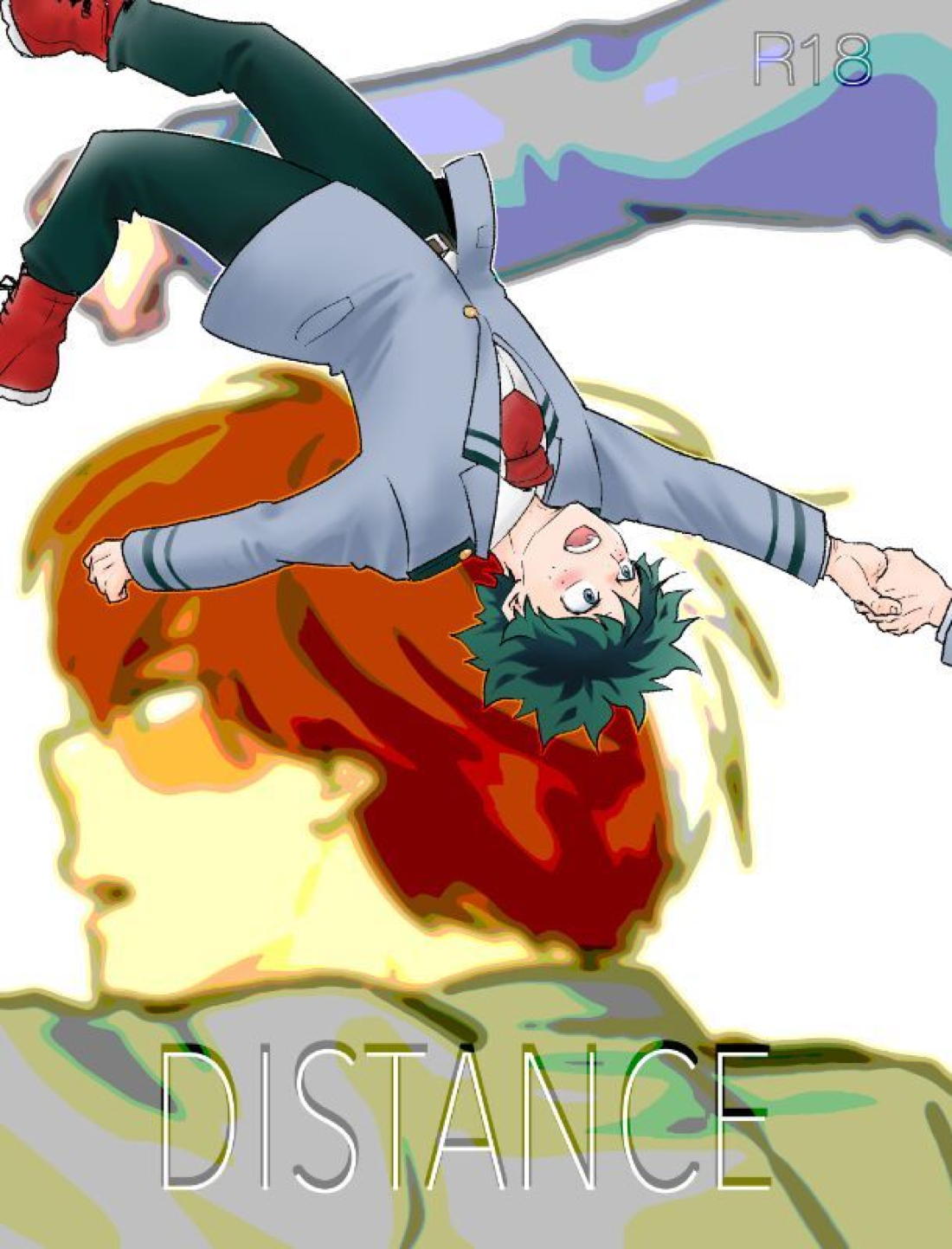 Recommended BL manga "DISTANCE【僕のヒーローアカデミア/轟出】" cover image