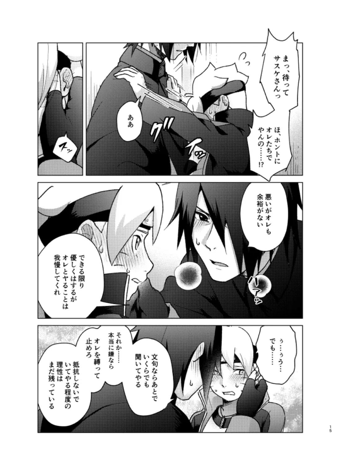 師弟よ 恋せず愛したまへ【NARUTO/サスボル】 page 14