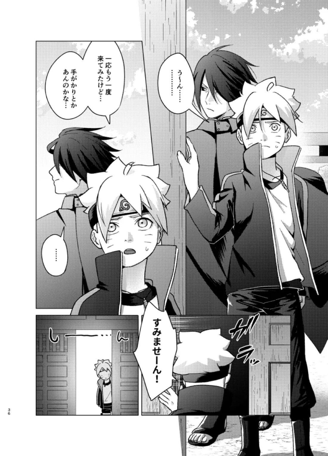 師弟よ 恋せず愛したまへ【NARUTO/サスボル】 page 35