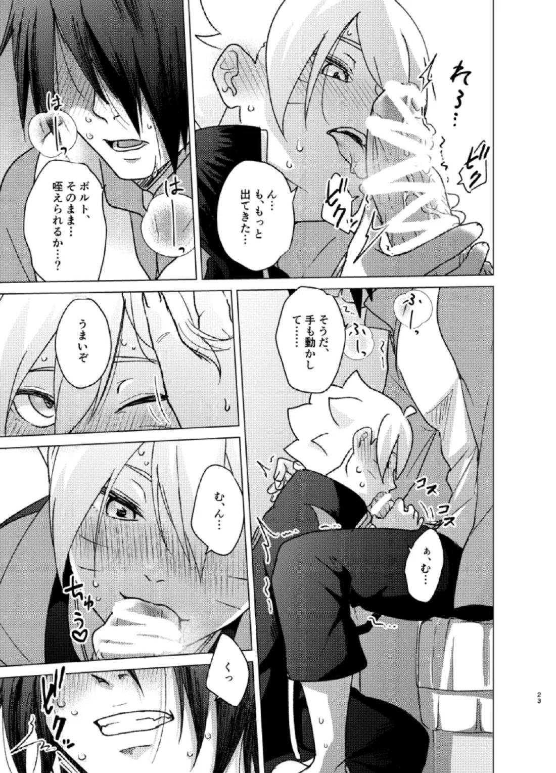師弟よ 恋せず愛したまへ2【NARUTO/サスボル】 page 22