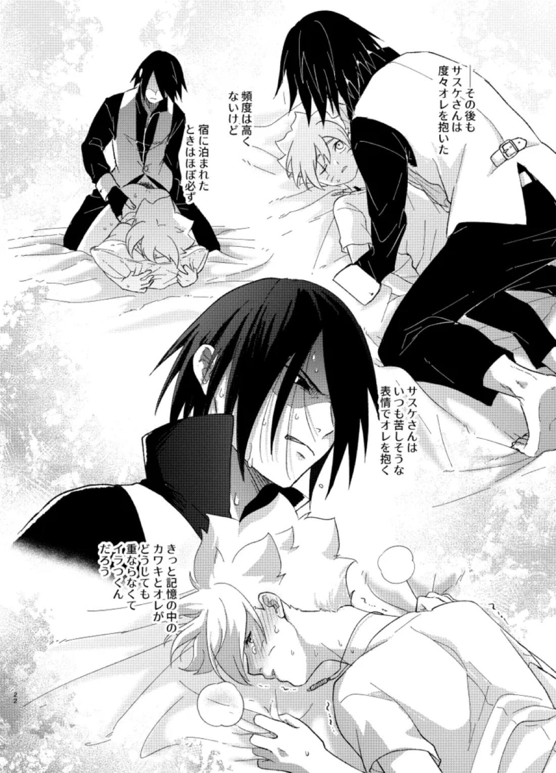 ひな鳥は巣には帰れない【NARUTO/サスボル】 page 22
