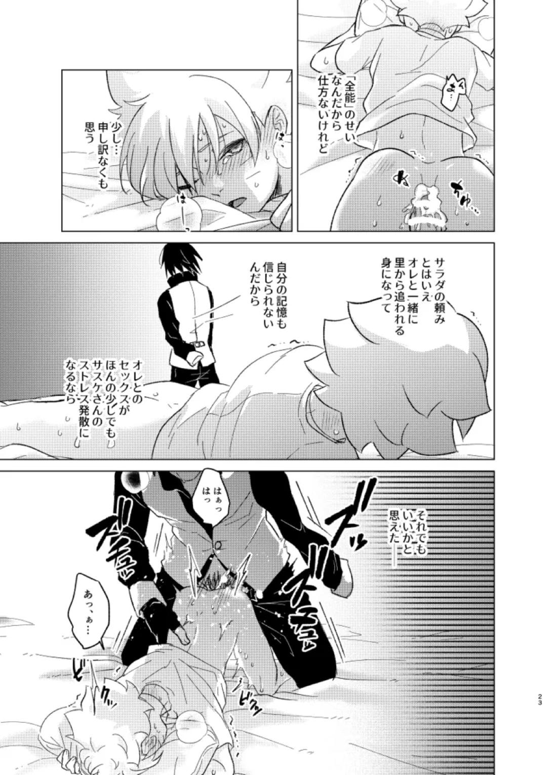 ひな鳥は巣には帰れない【NARUTO/サスボル】 page 23