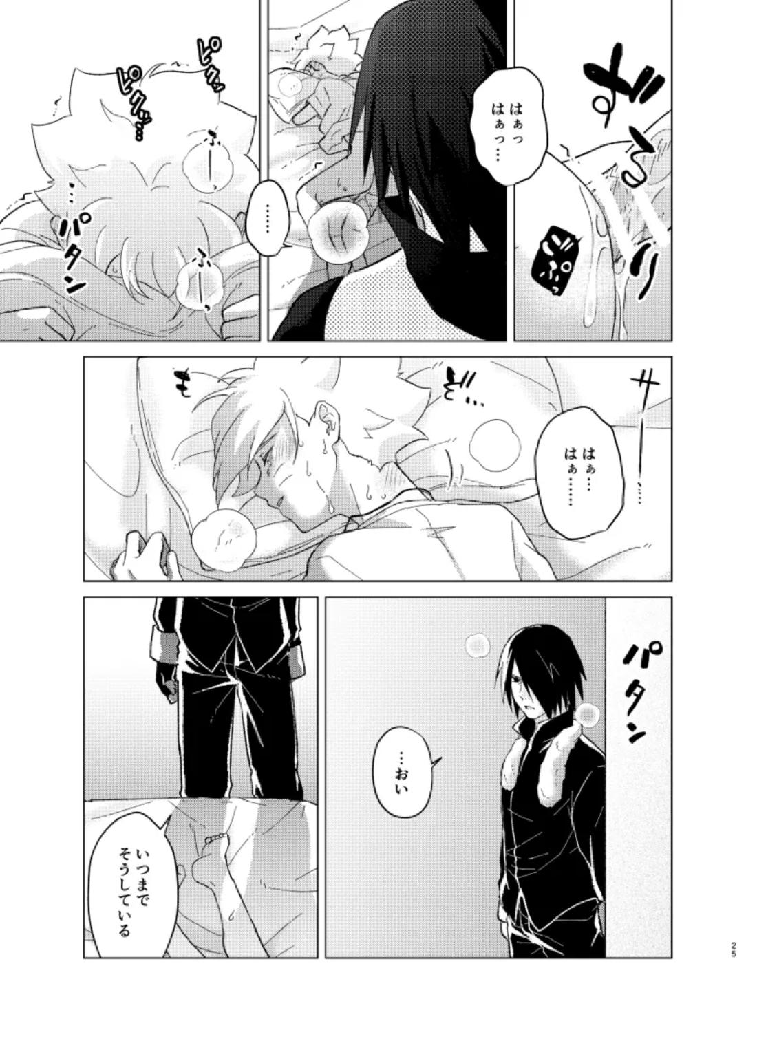 ひな鳥は巣には帰れない【NARUTO/サスボル】 page 25