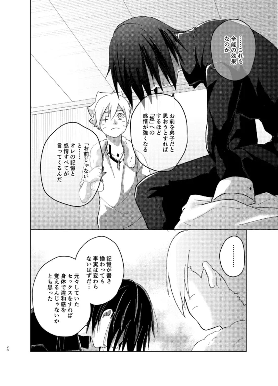 ひな鳥は巣には帰れない【NARUTO/サスボル】 page 28