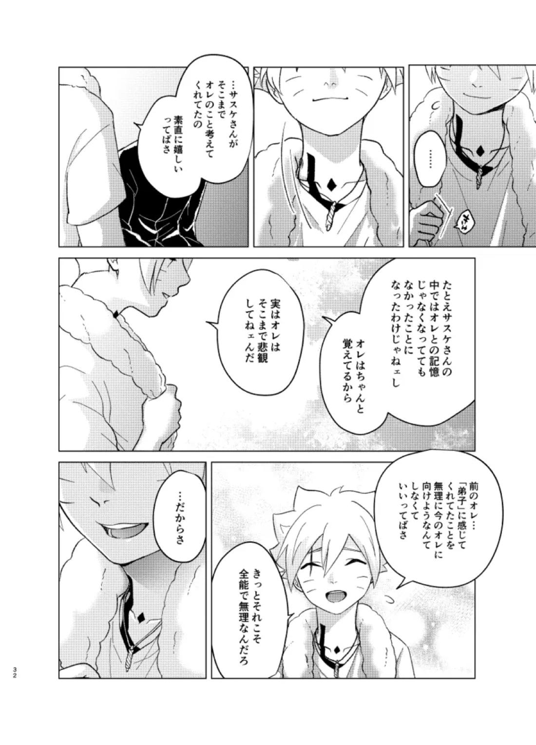 ひな鳥は巣には帰れない【NARUTO/サスボル】 page 32