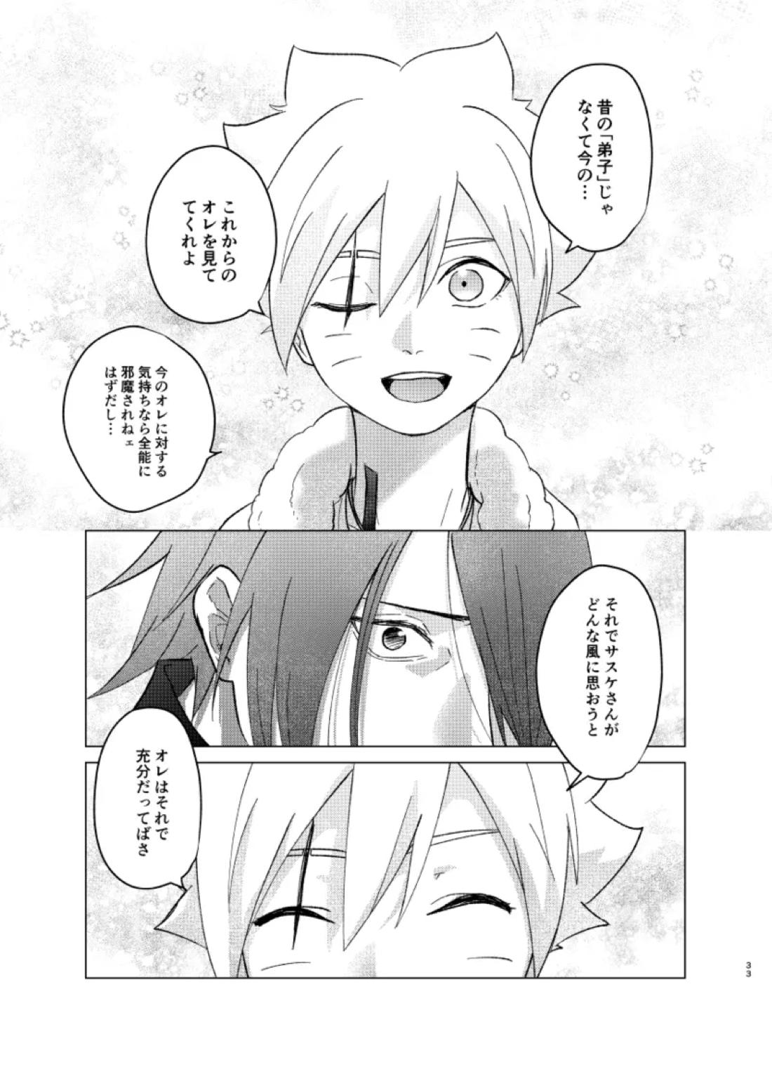 ひな鳥は巣には帰れない【NARUTO/サスボル】 page 33