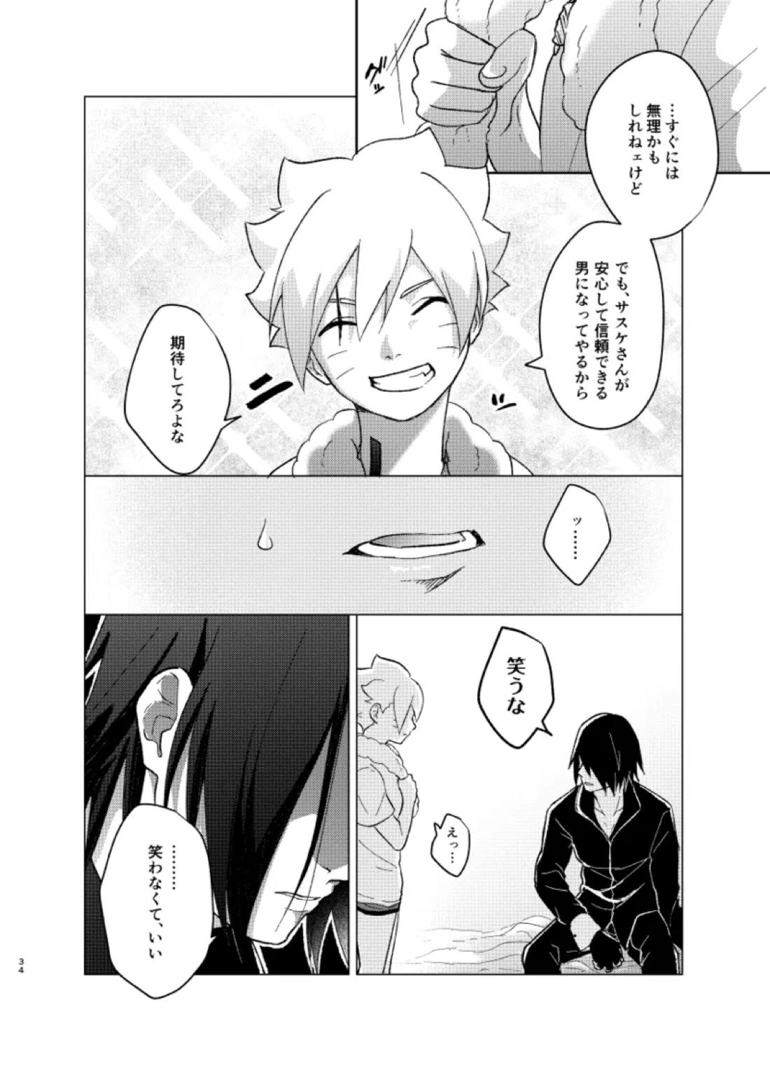 ひな鳥は巣には帰れない【NARUTO/サスボル】 page 34