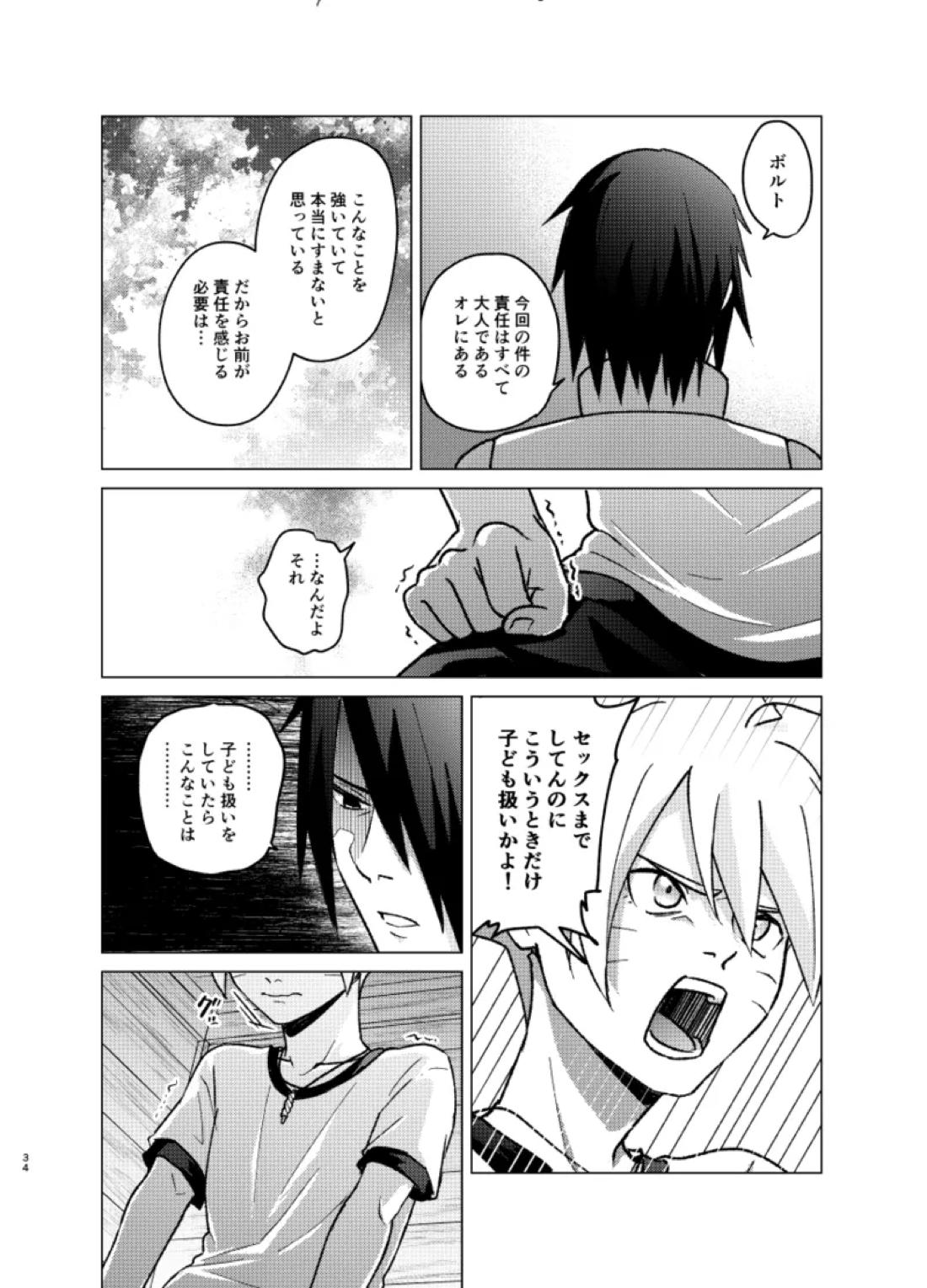 師弟よ 恋せず愛したまへ4【NARUTO/サスボル】 page 33