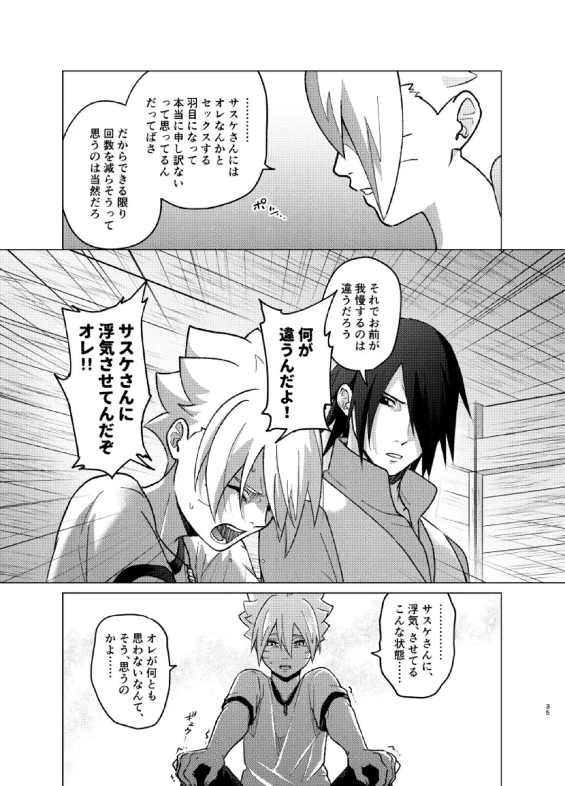 師弟よ 恋せず愛したまへ4【NARUTO/サスボル】 page 34