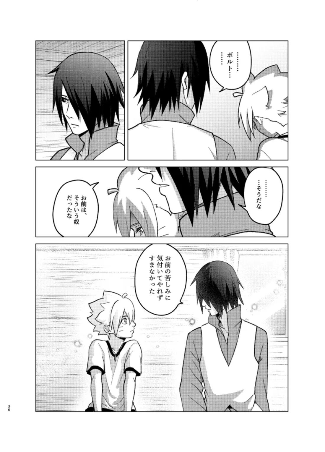 師弟よ 恋せず愛したまへ4【NARUTO/サスボル】 page 35