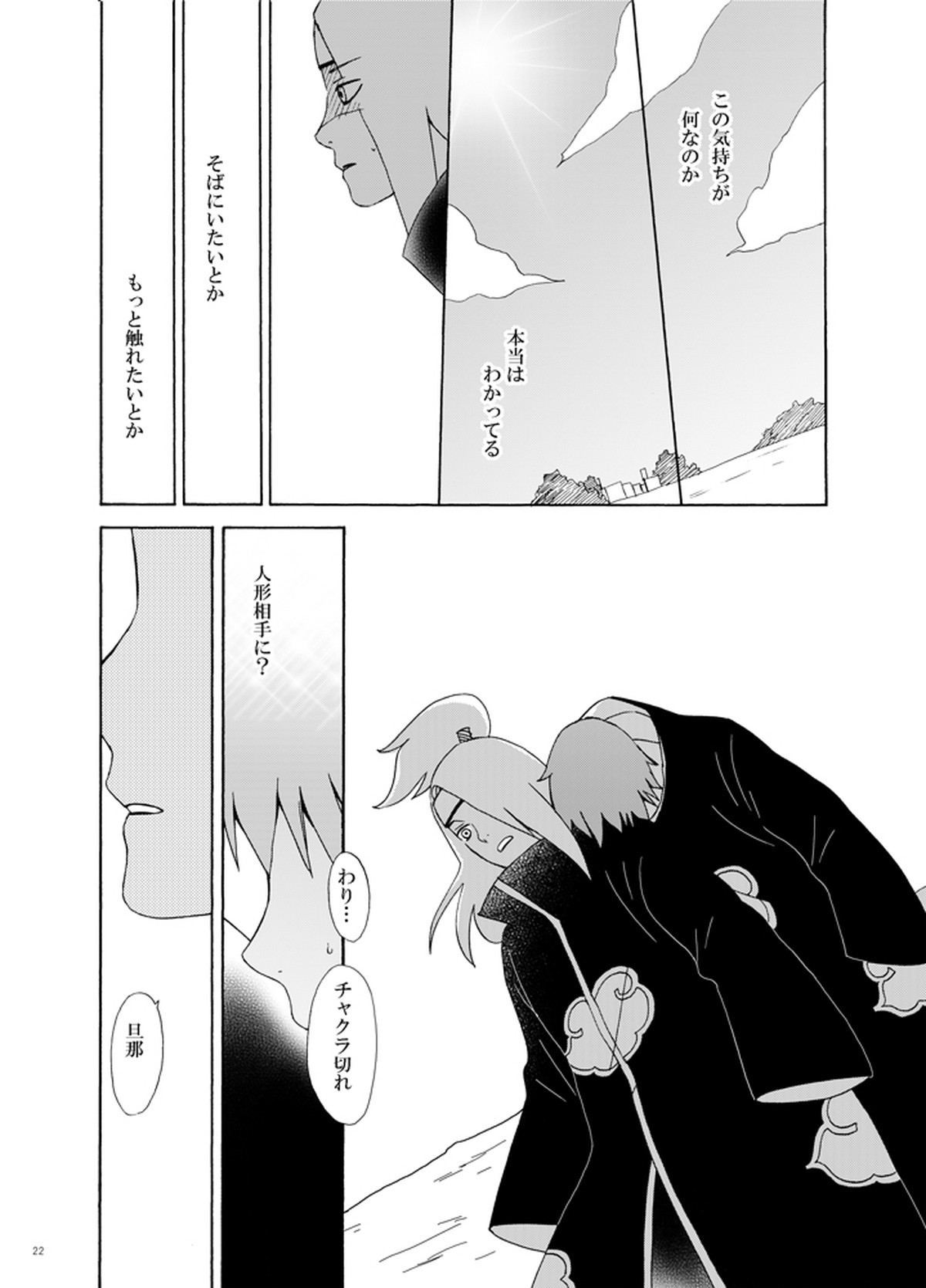 チャクラを伝える方法【NARUTO/デイサソ】 page 23