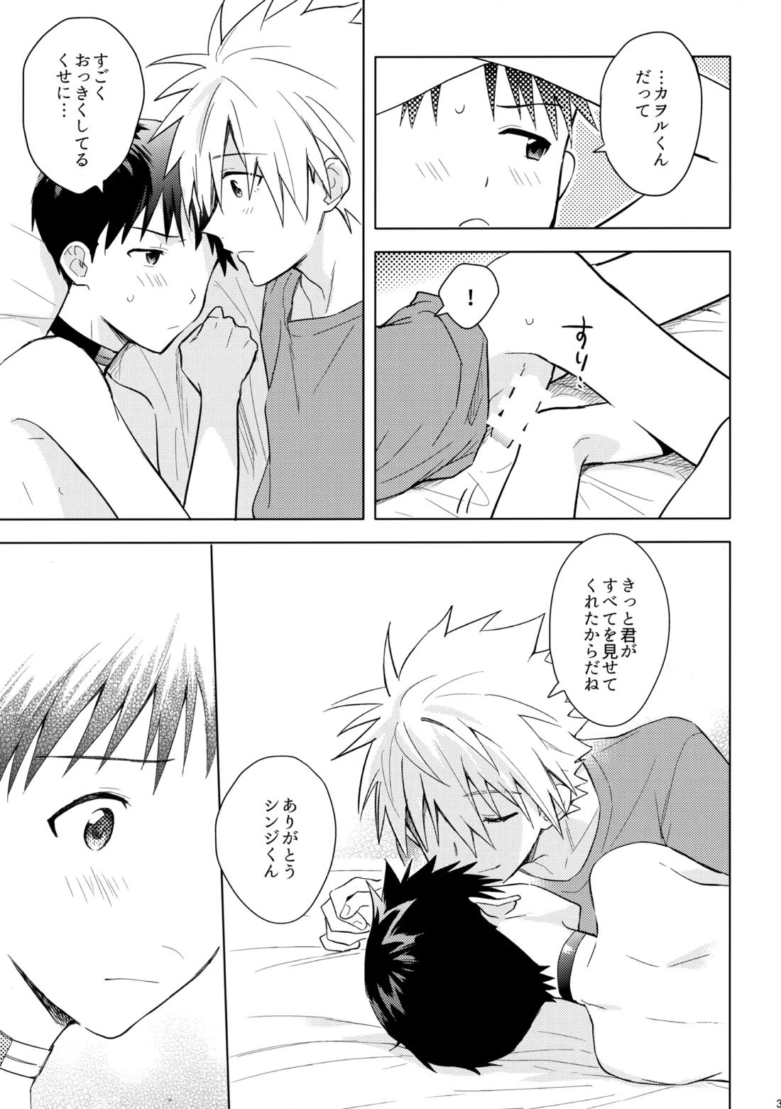 美しきひと【新世紀エヴァンゲリオン/カヲシン】 page 32