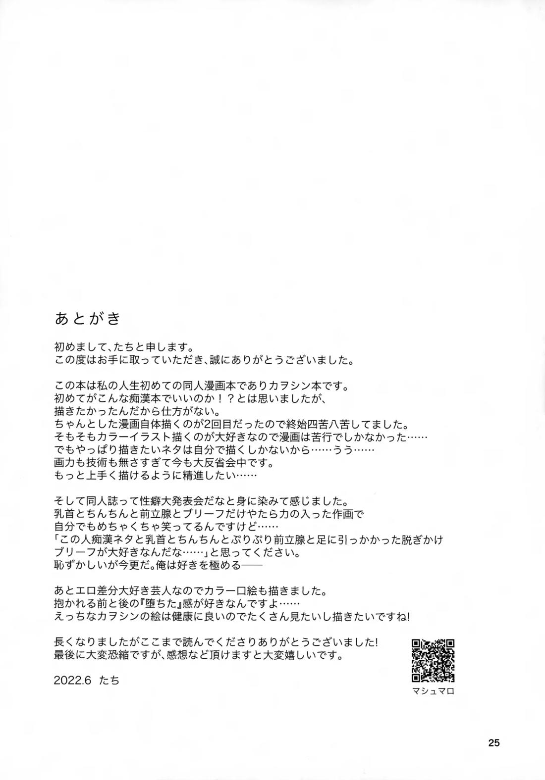 チカンはダメだよ渚くん！【新世紀エヴァンゲリオン/カヲシン】 page 23
