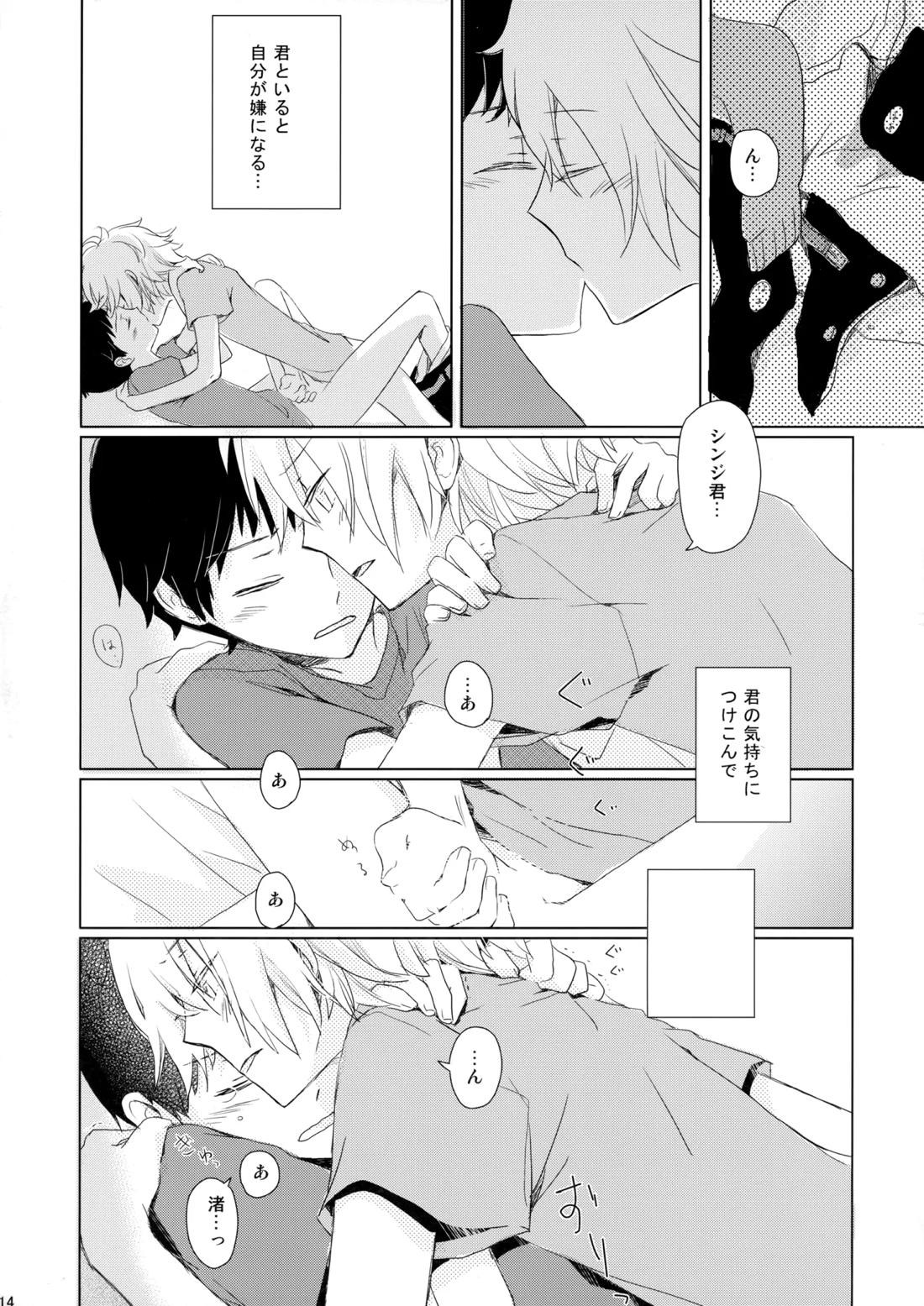 雨は手のひらにいっぱい【新世紀エヴァンゲリオン/カヲシン】 page 13