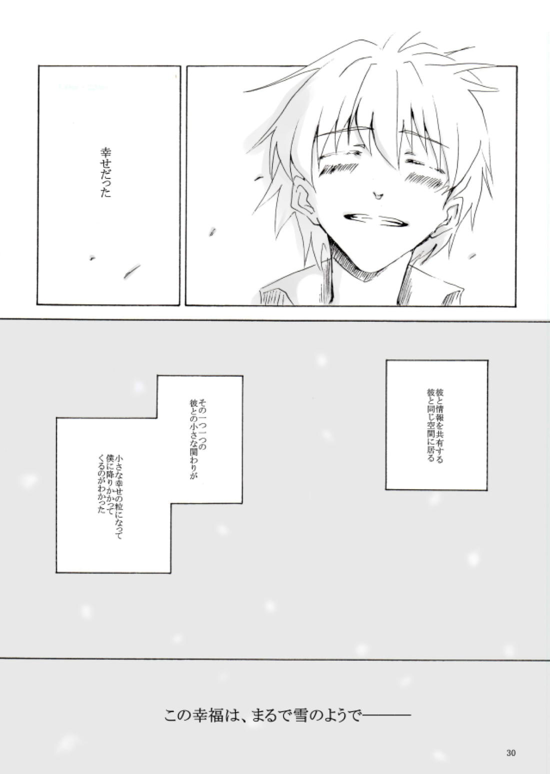 白い、白い宣告【新世紀エヴァンゲリオン/カヲシン】 page 31