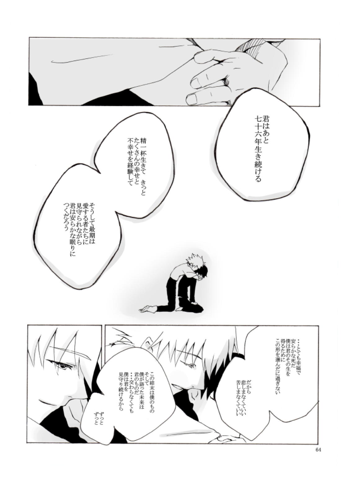 白い、白い宣告【新世紀エヴァンゲリオン/カヲシン】 page 65