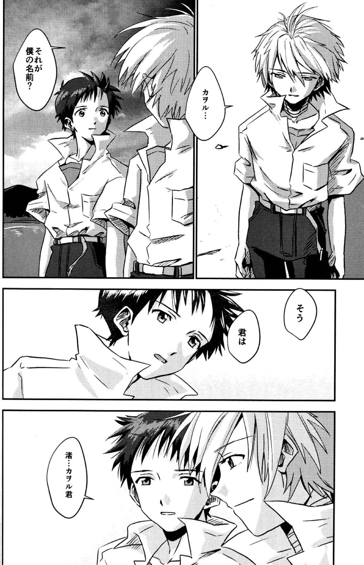 冷たい赤を抱いて【新世紀エヴァンゲリオン/カヲシン】 page 23