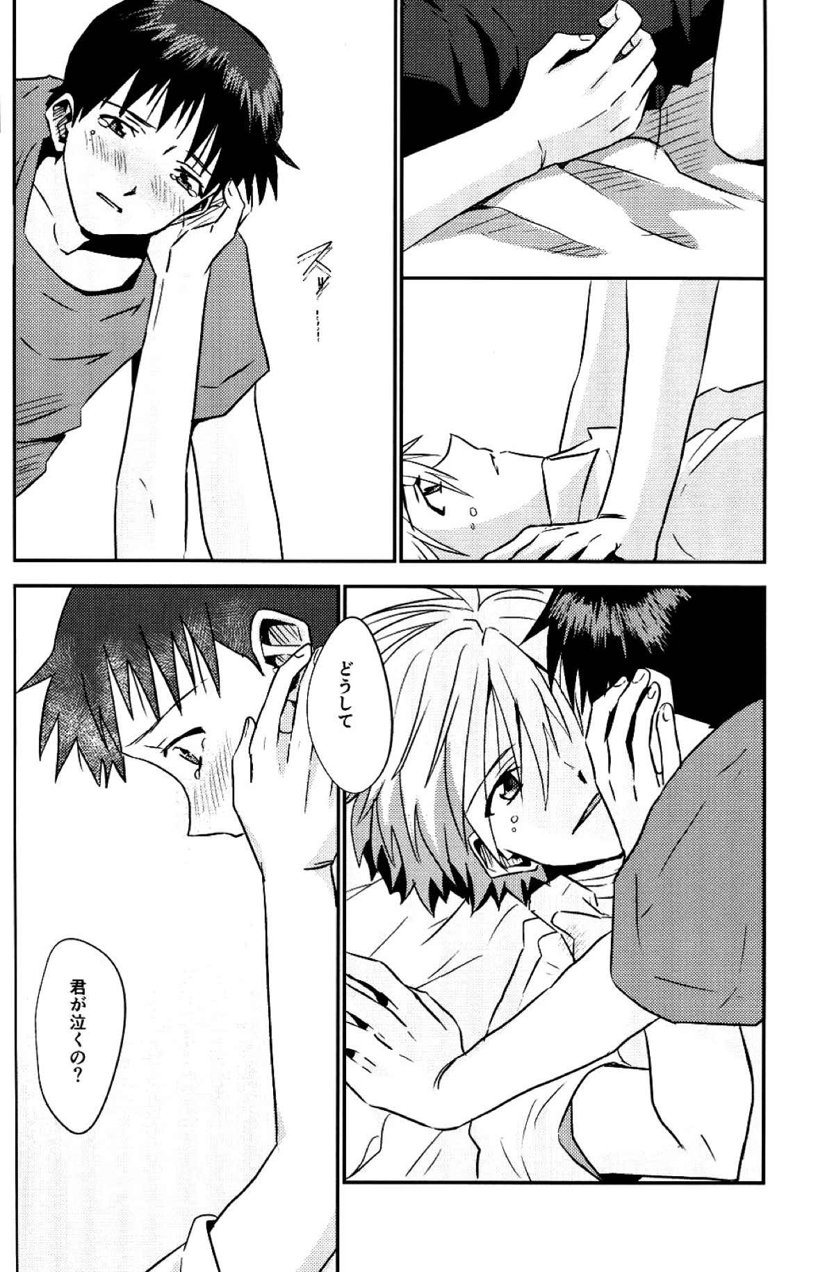 冷たい赤を抱いて【新世紀エヴァンゲリオン/カヲシン】 page 35