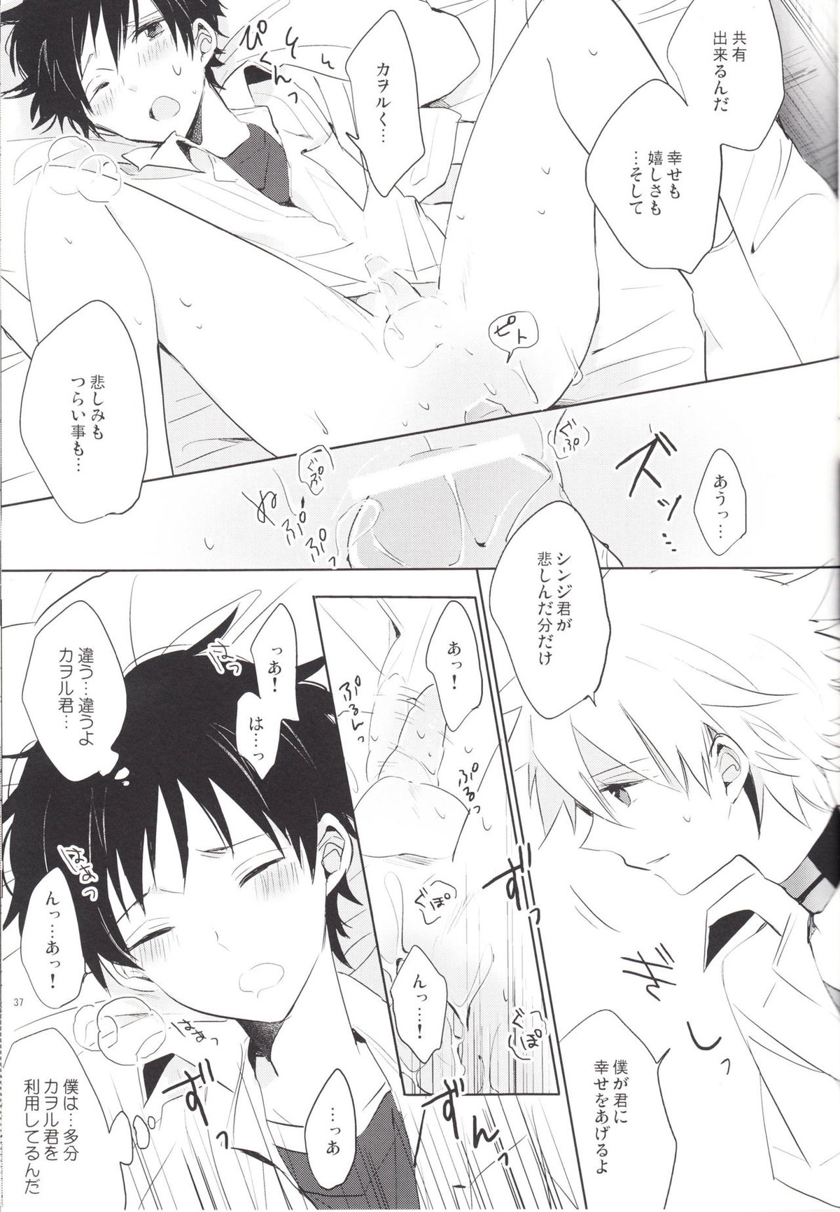 「Q」補完計画【新世紀エヴァンゲリオン/カヲシン】 page 36