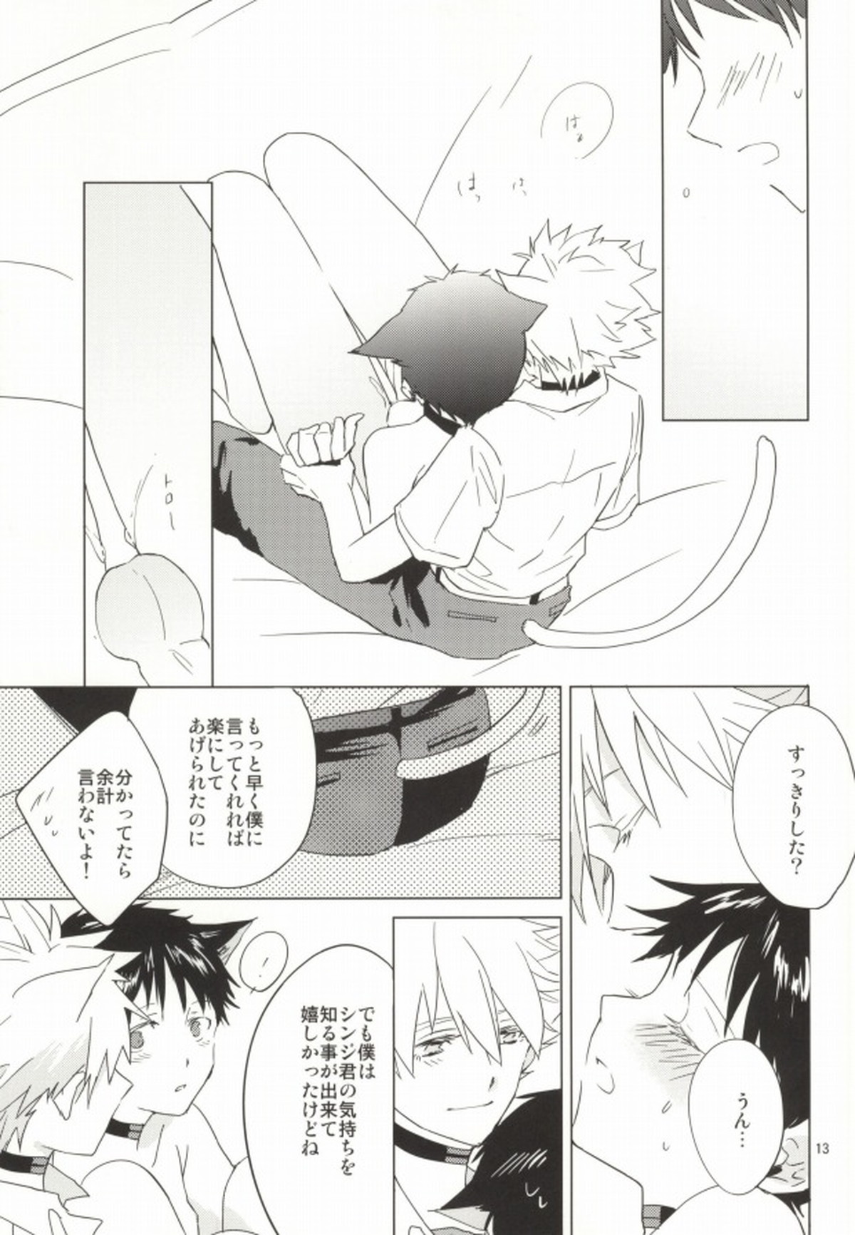 シンちゃんが発情期になりました。【新世紀エヴァンゲリオン/カヲシン】 page 12