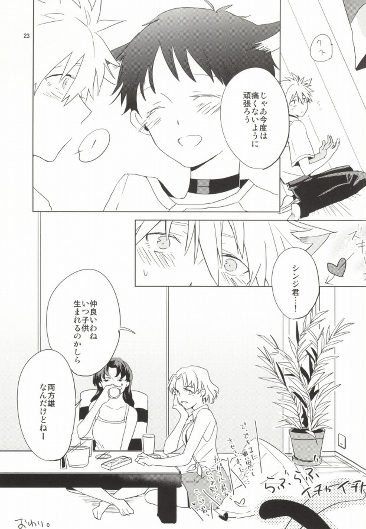 シンちゃんが発情期になりました。【新世紀エヴァンゲリオン/カヲシン】 page 22