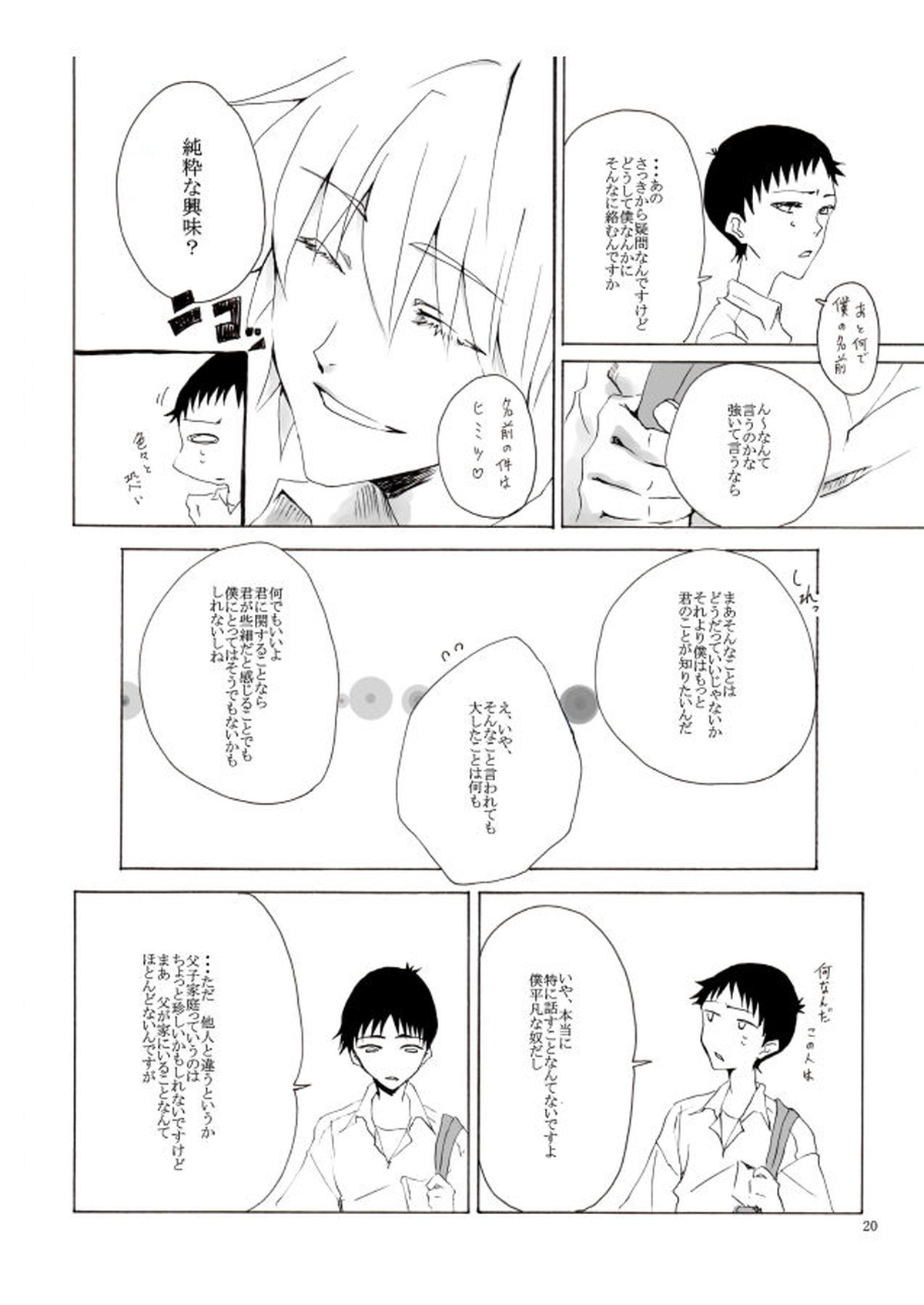 白い、白い宣告【新世紀エヴァンゲリオン/カヲシン】 page 21