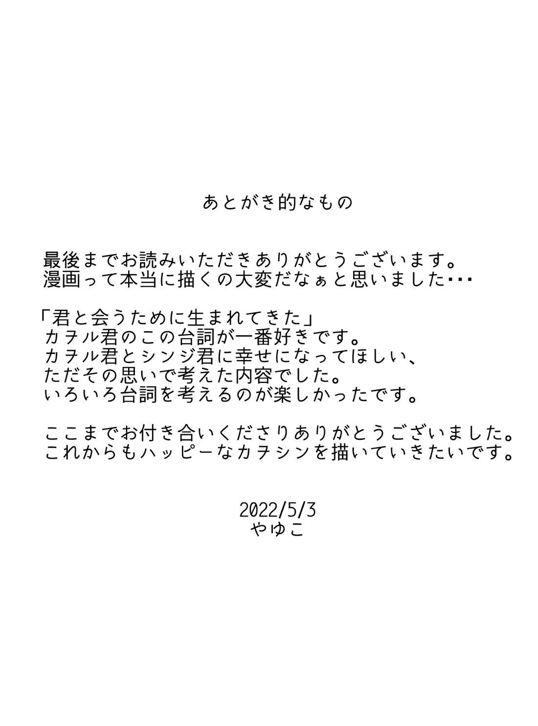 君と、何度でも【新世紀エヴァンゲリオン/カヲシン】 page 45