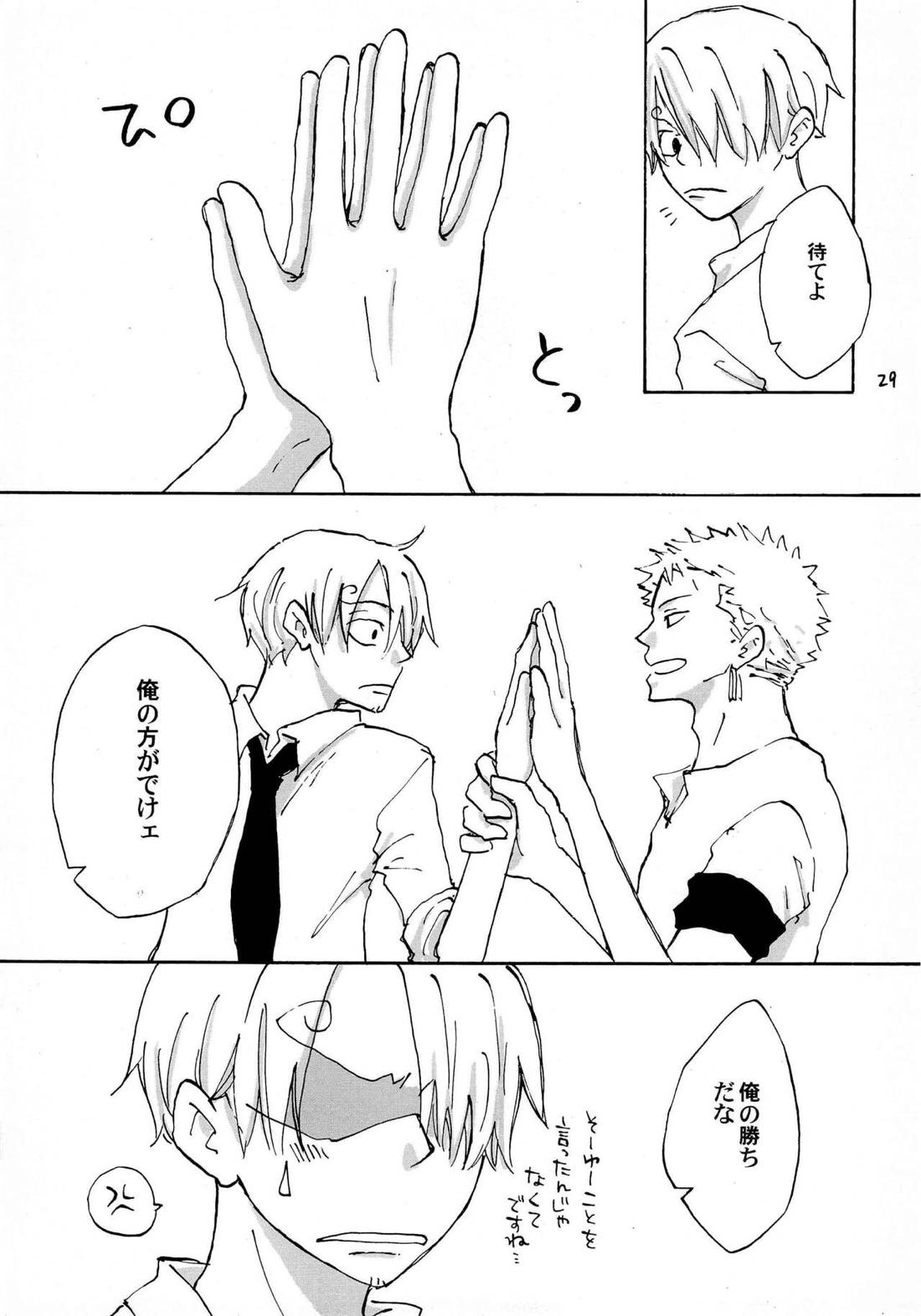 天の真下【ONE PIECE/ゾロサン】 page 28