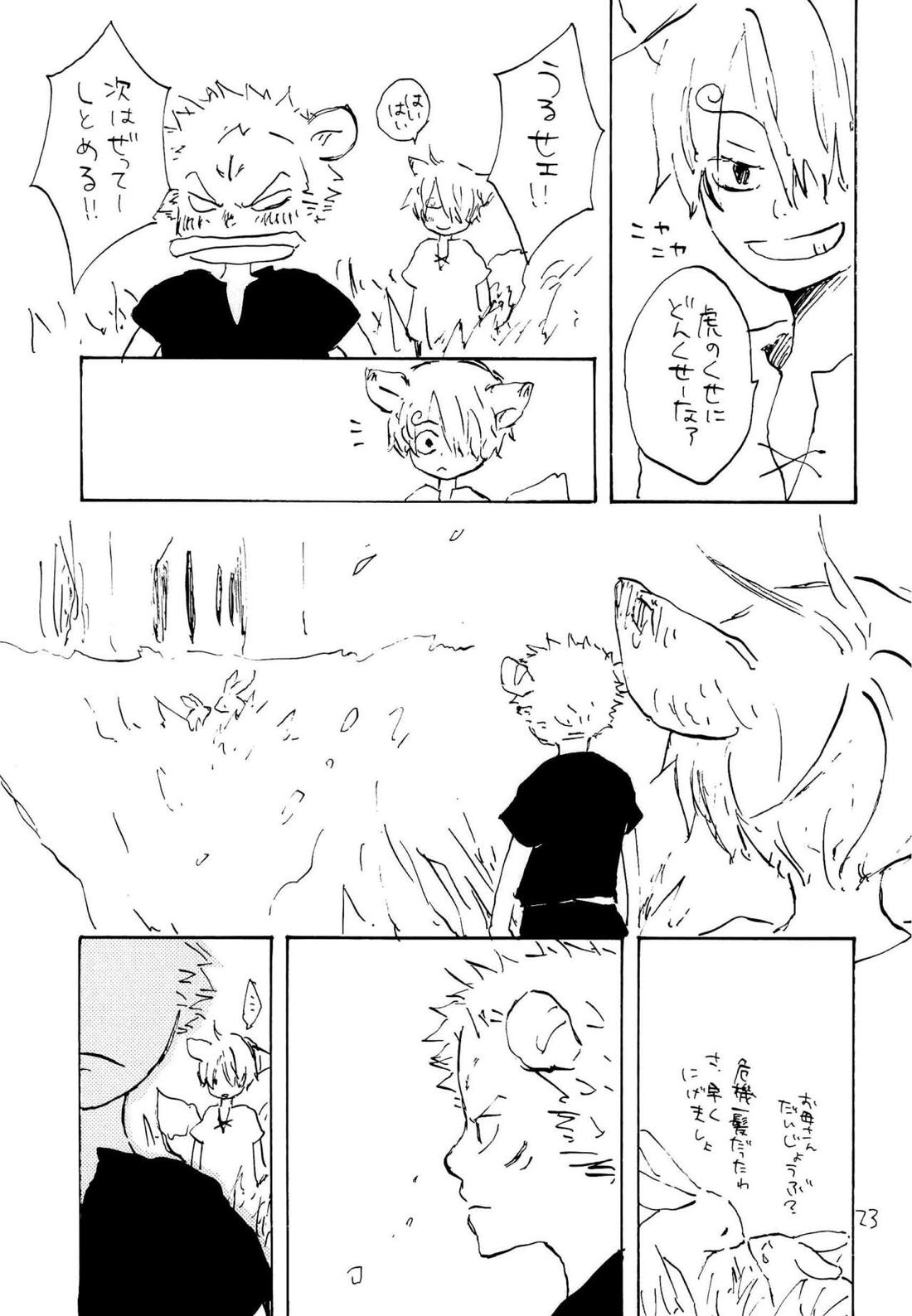 海の虹が沈む森【ONE PIECE/ゾロサン】 page 22