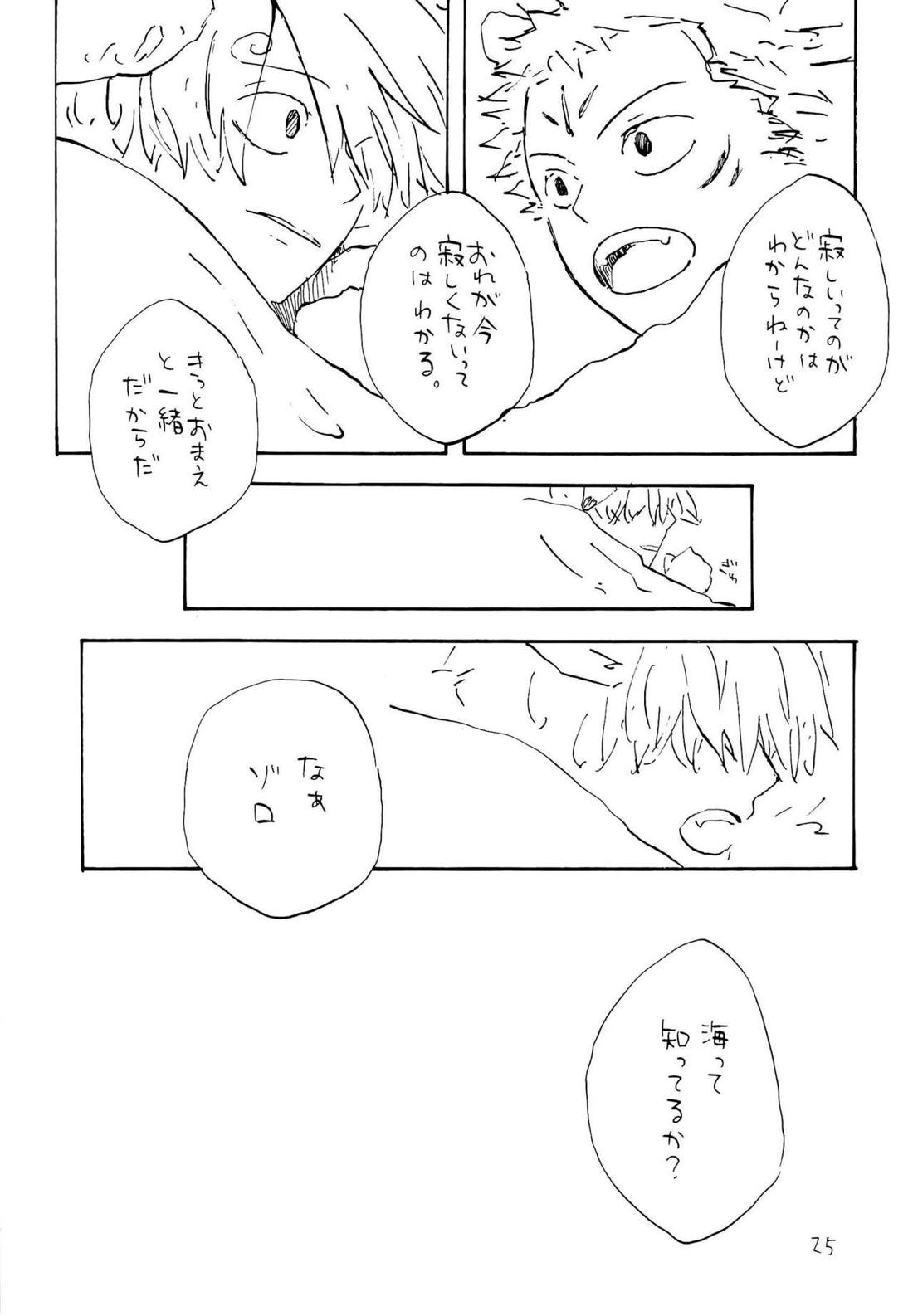 海の虹が沈む森【ONE PIECE/ゾロサン】 page 24