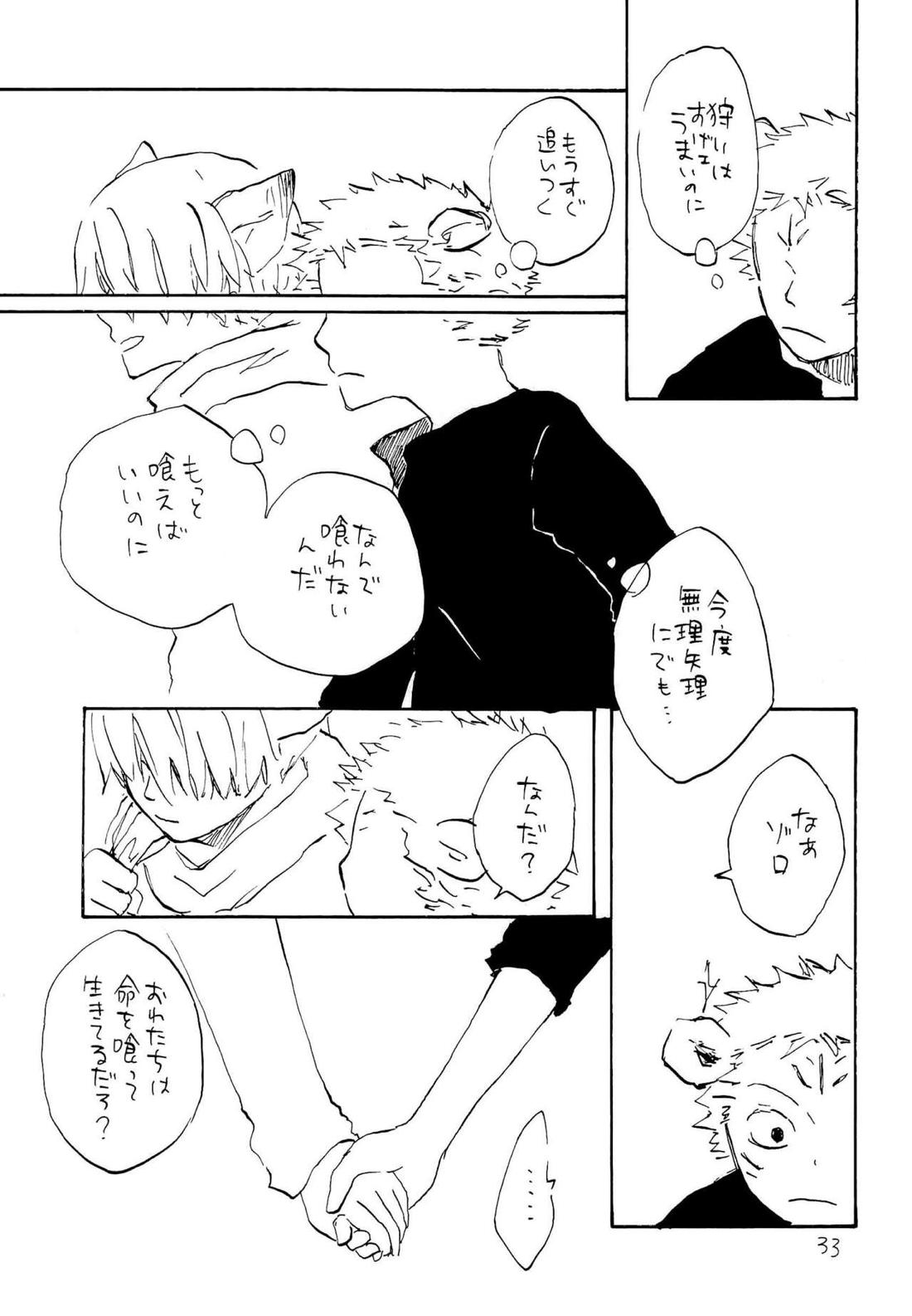 海の虹が沈む森【ONE PIECE/ゾロサン】 page 32