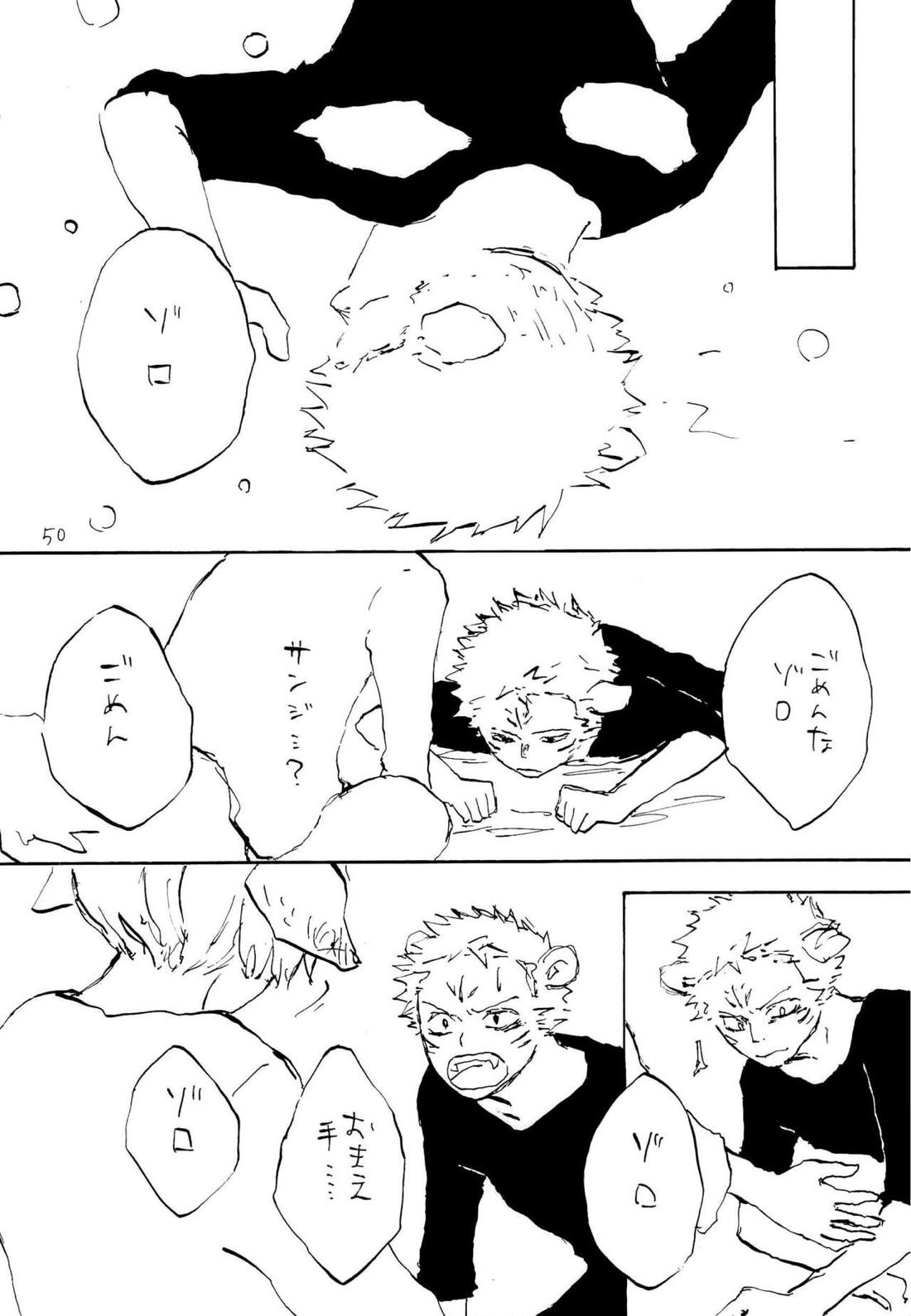 海の虹が沈む森【ONE PIECE/ゾロサン】 page 48