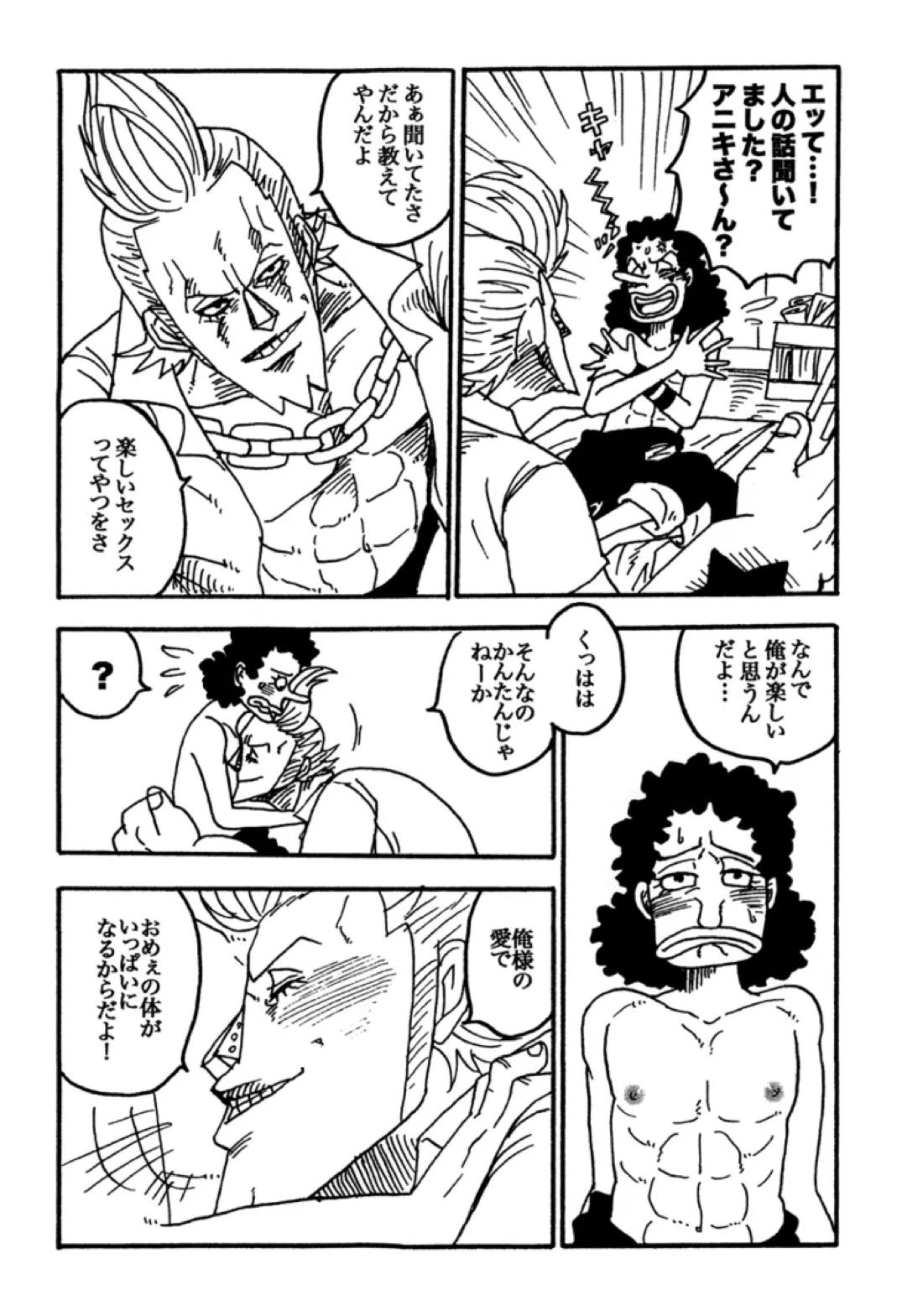 となり部屋のアニキ【ONE PIECE/フランキー×ウソップ】 page 11