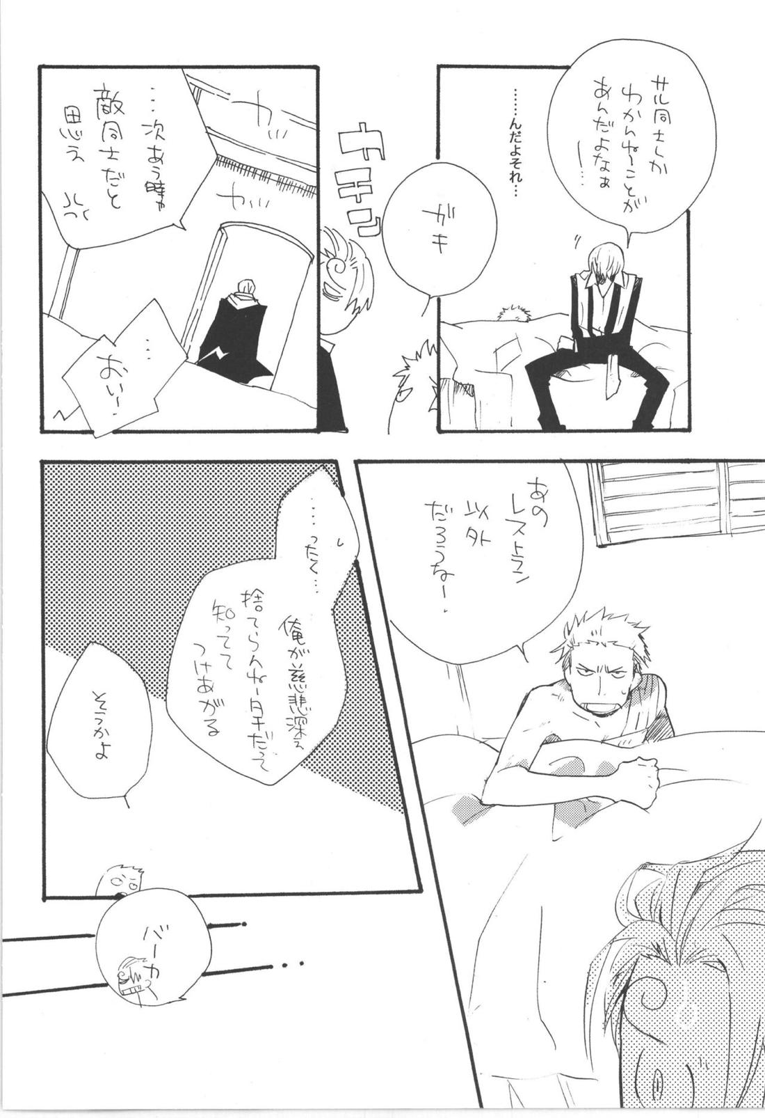 鈍色に光る刃【ONE PIECE/ゾロサン】 page 15